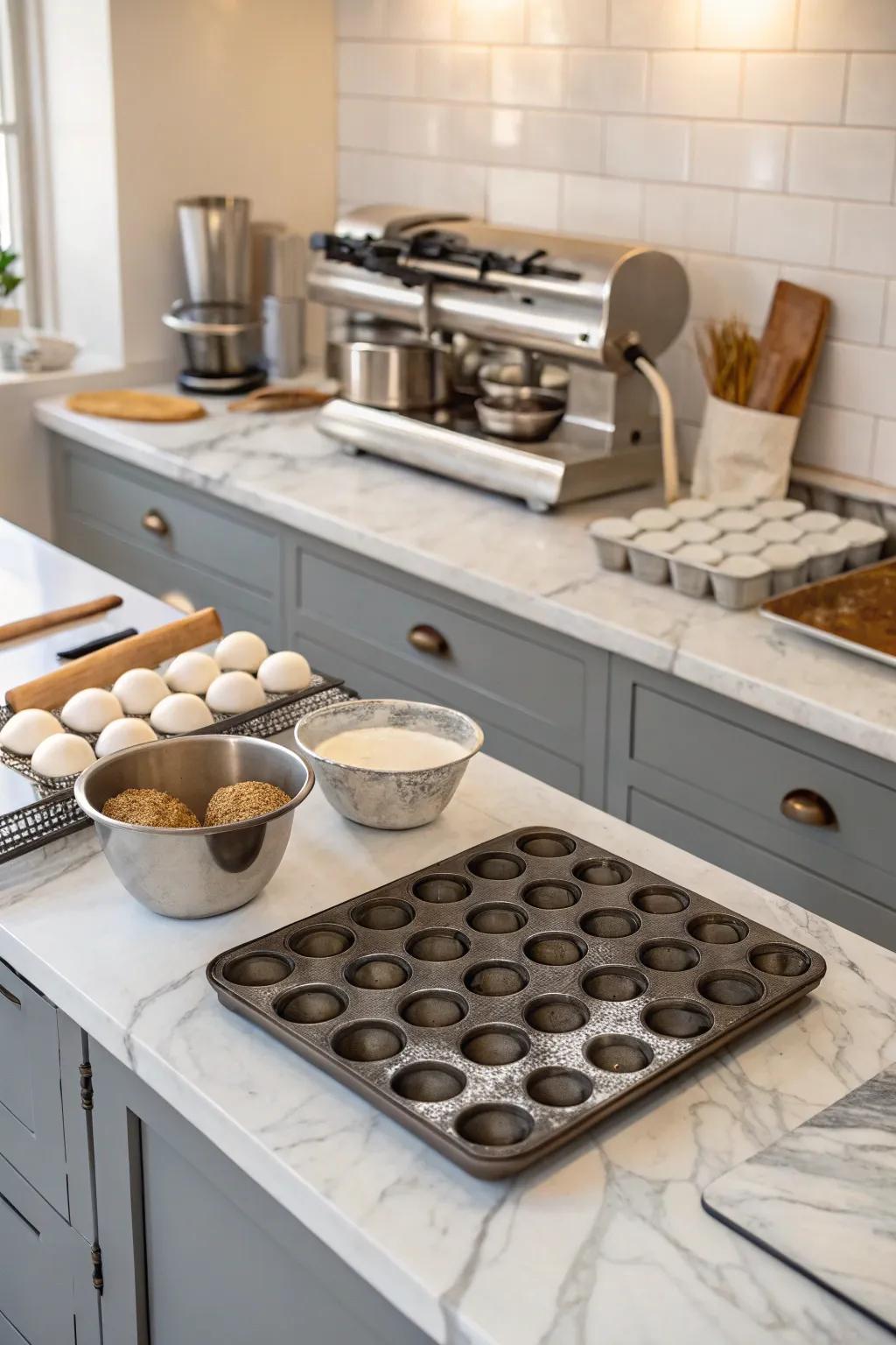A dedicated baking station for the avid home baker.
