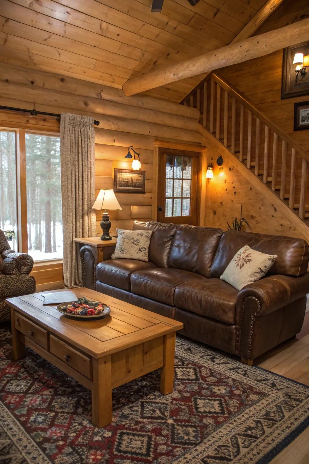 Country style features offer a sense of comfort and nostalgia.