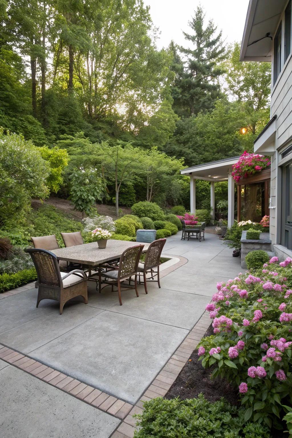 Functional layouts enhance your patio's usability and comfort.