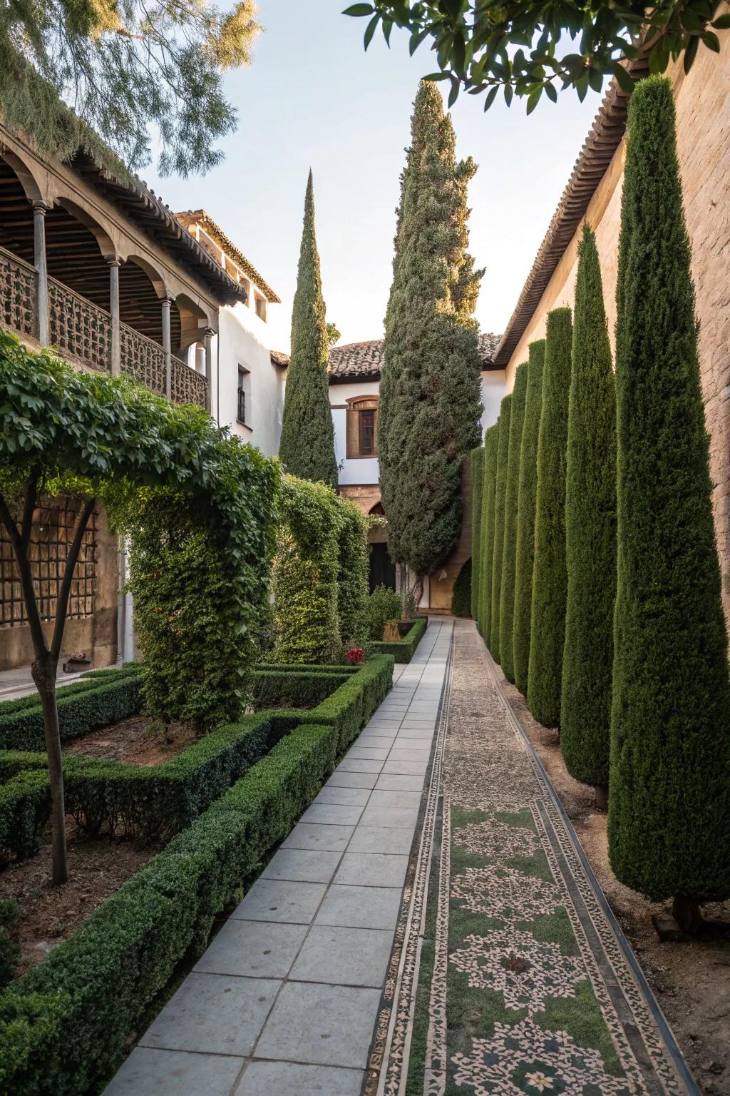 Privacy elements turn your courtyard into a secluded retreat.
