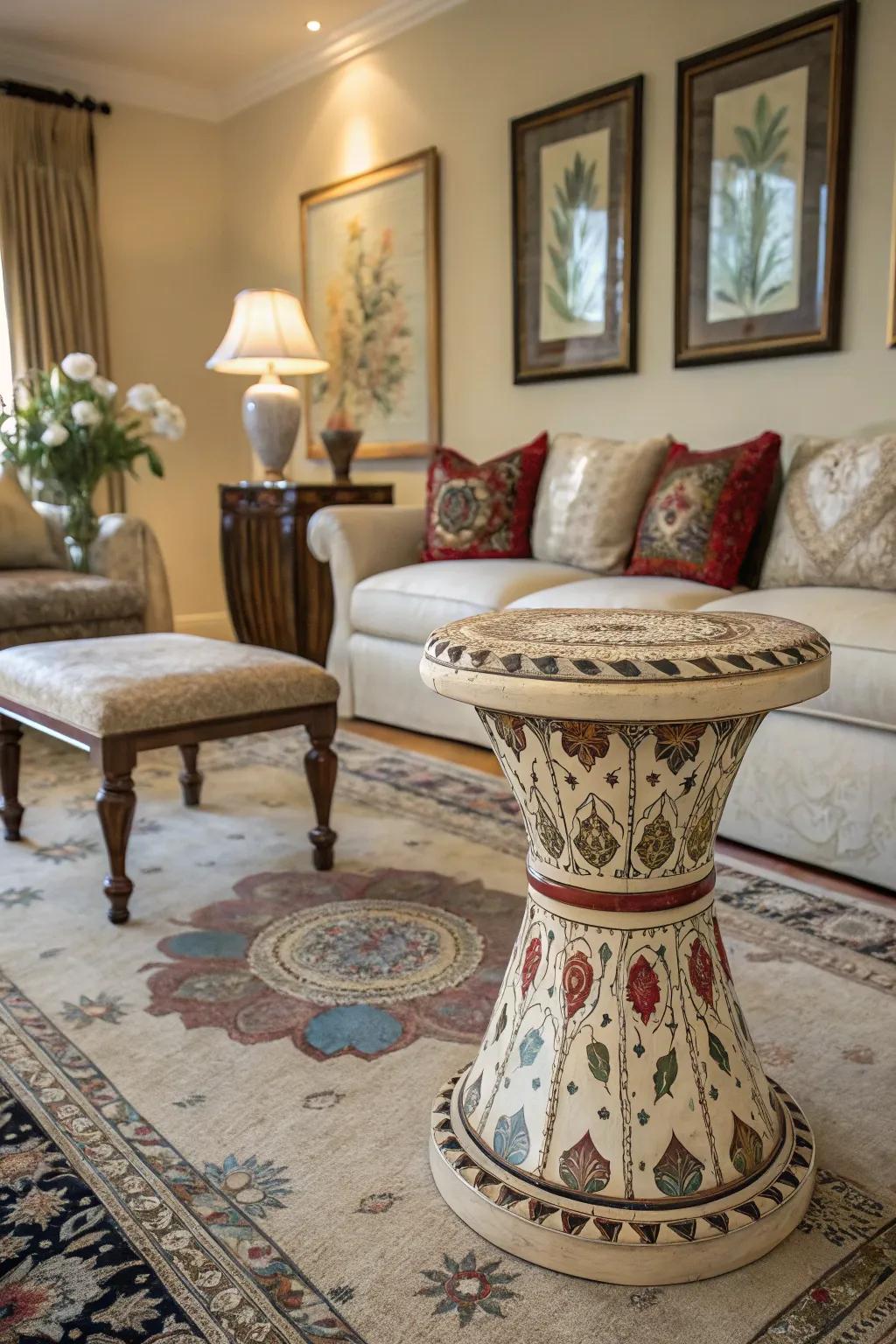 Garden stools serve in multiple purposes in your living space.
