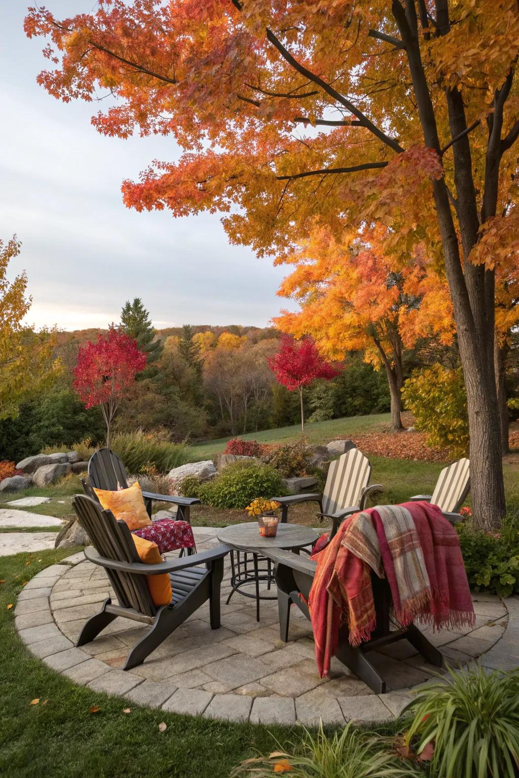 A perfect spot to revel in the fall season.