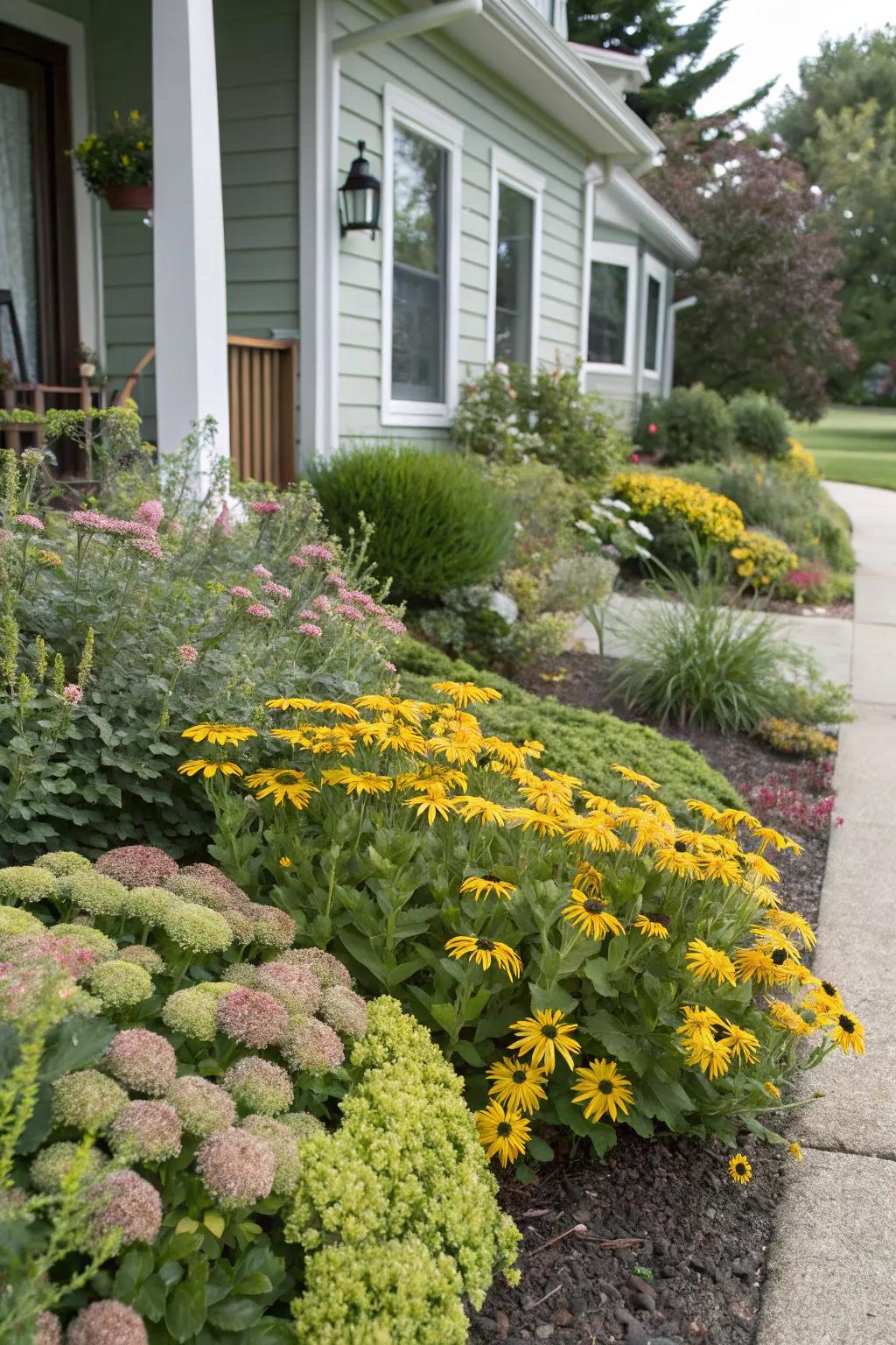 Choose effortless everlastings for a low-upkeep flower bed that thrives with minimal intervention.