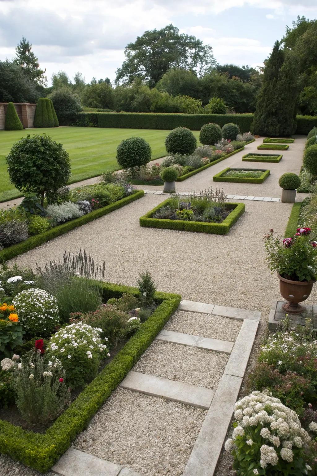 Symmetrical designs create a harmonious and balanced look.