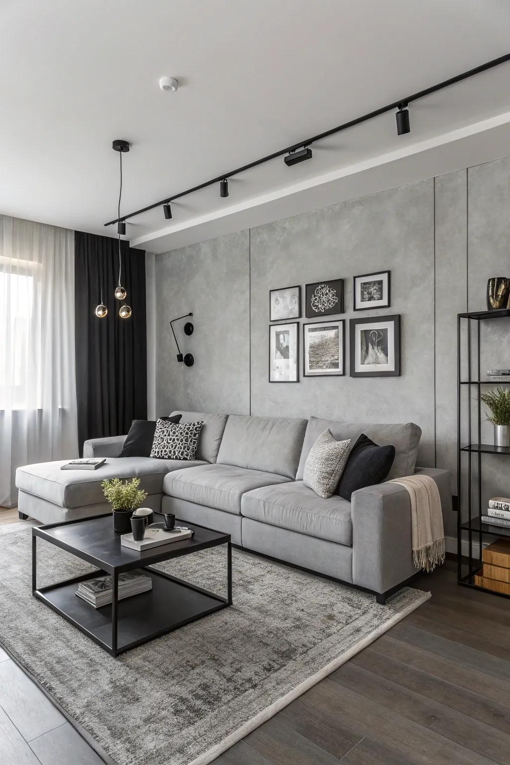 Monochrome schemes radiate modern sophistication.