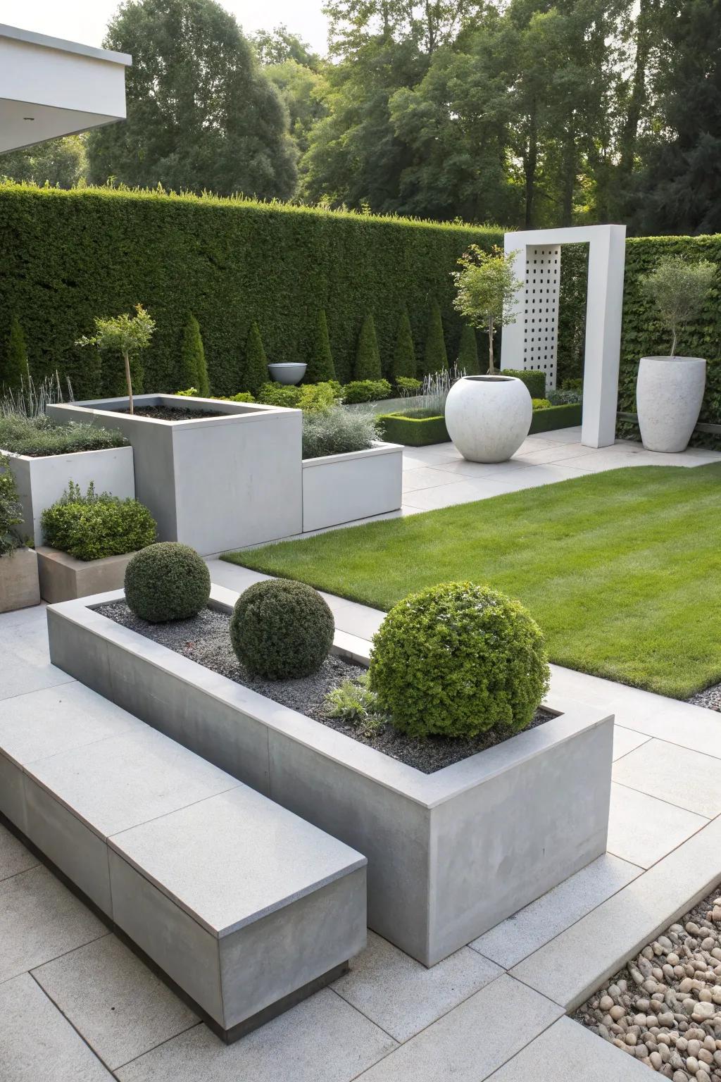 Modern designs deliver a pristine, up-to-date outdoor aesthetic.