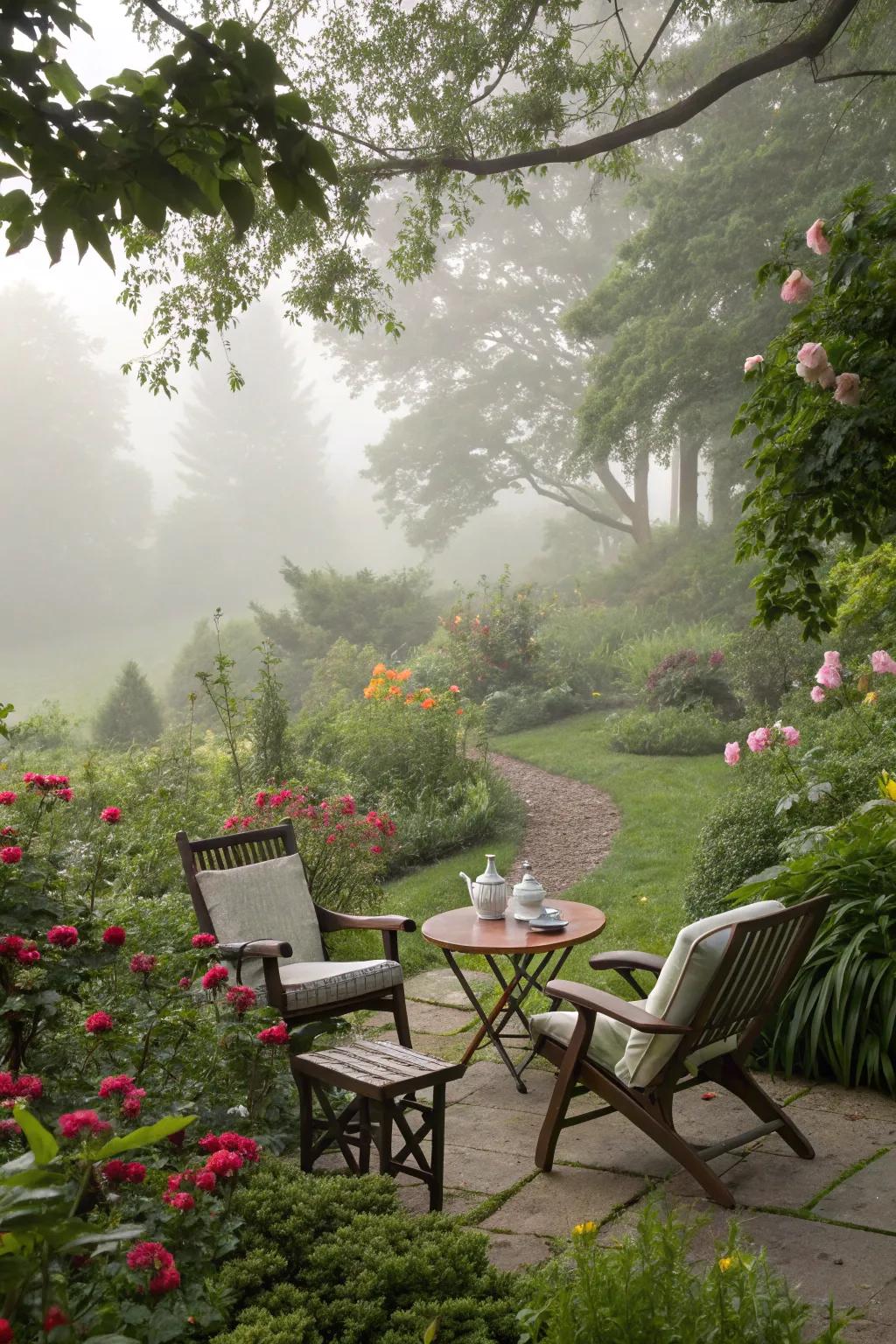 Outdoor living spaces invite relaxation in your tropical garden.