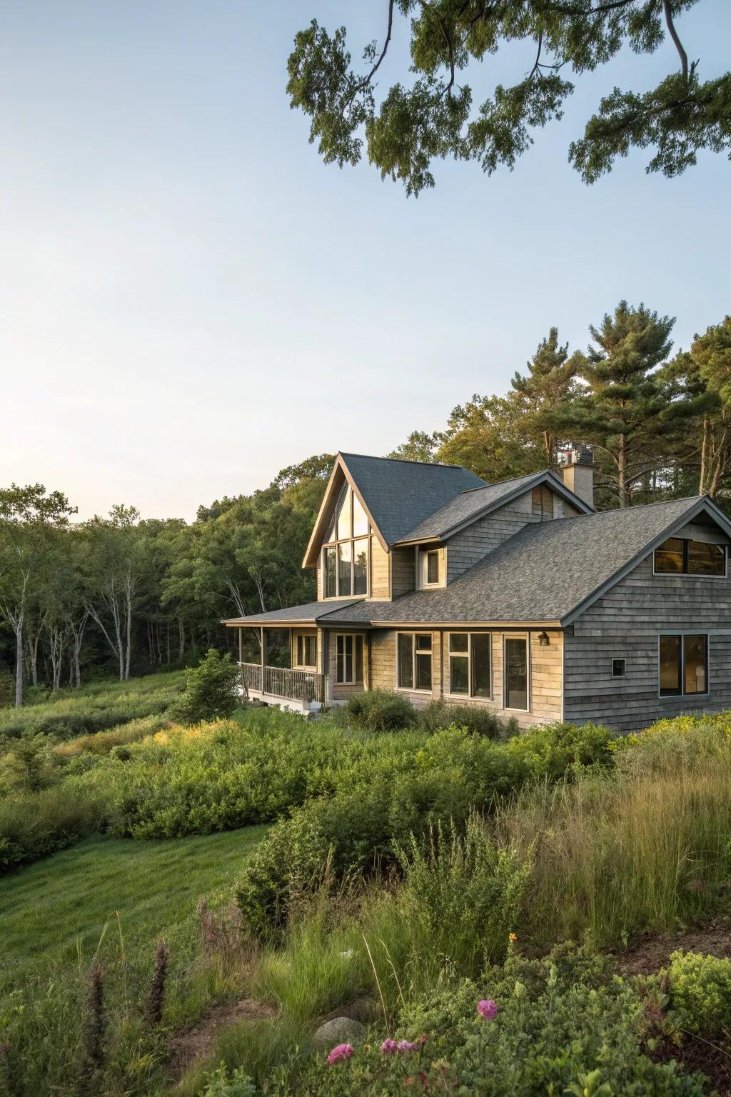 Eco-friendly siding for a sustainable and beautiful home.