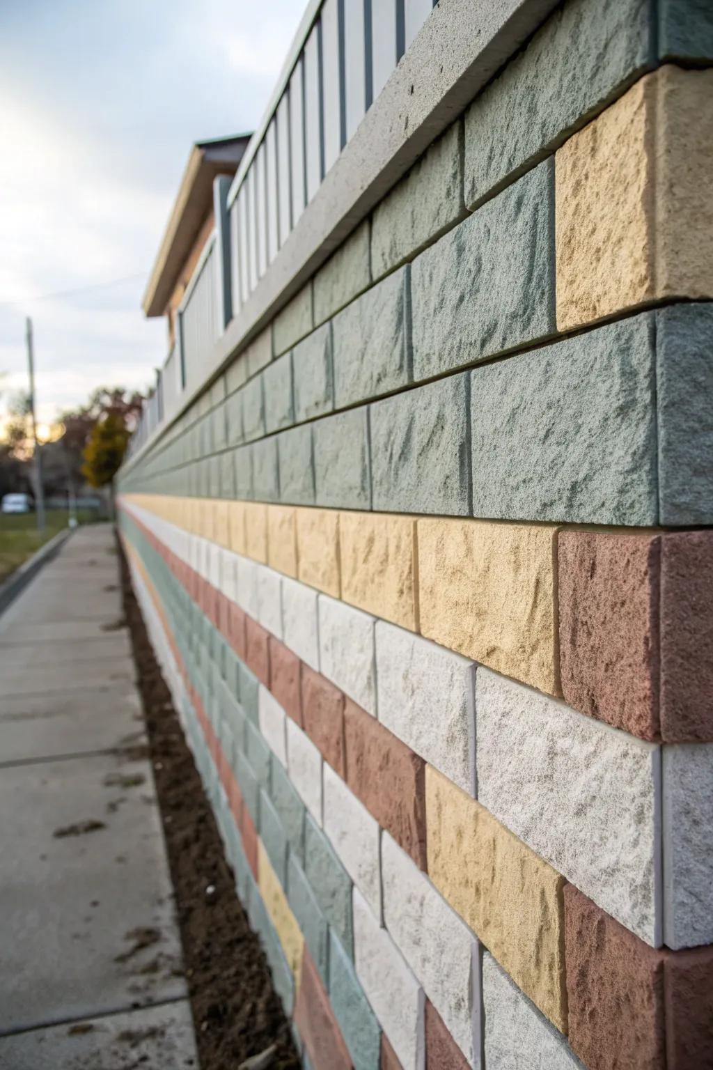 Vinyl siding offers versatility and low maintenance.