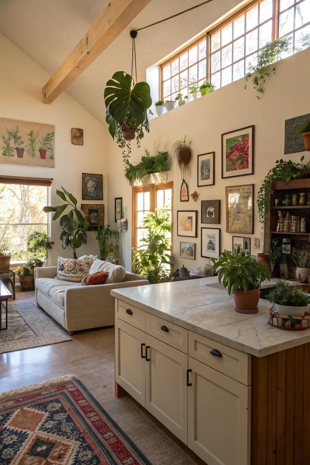 Decorative aspects create harmony and sophistication.