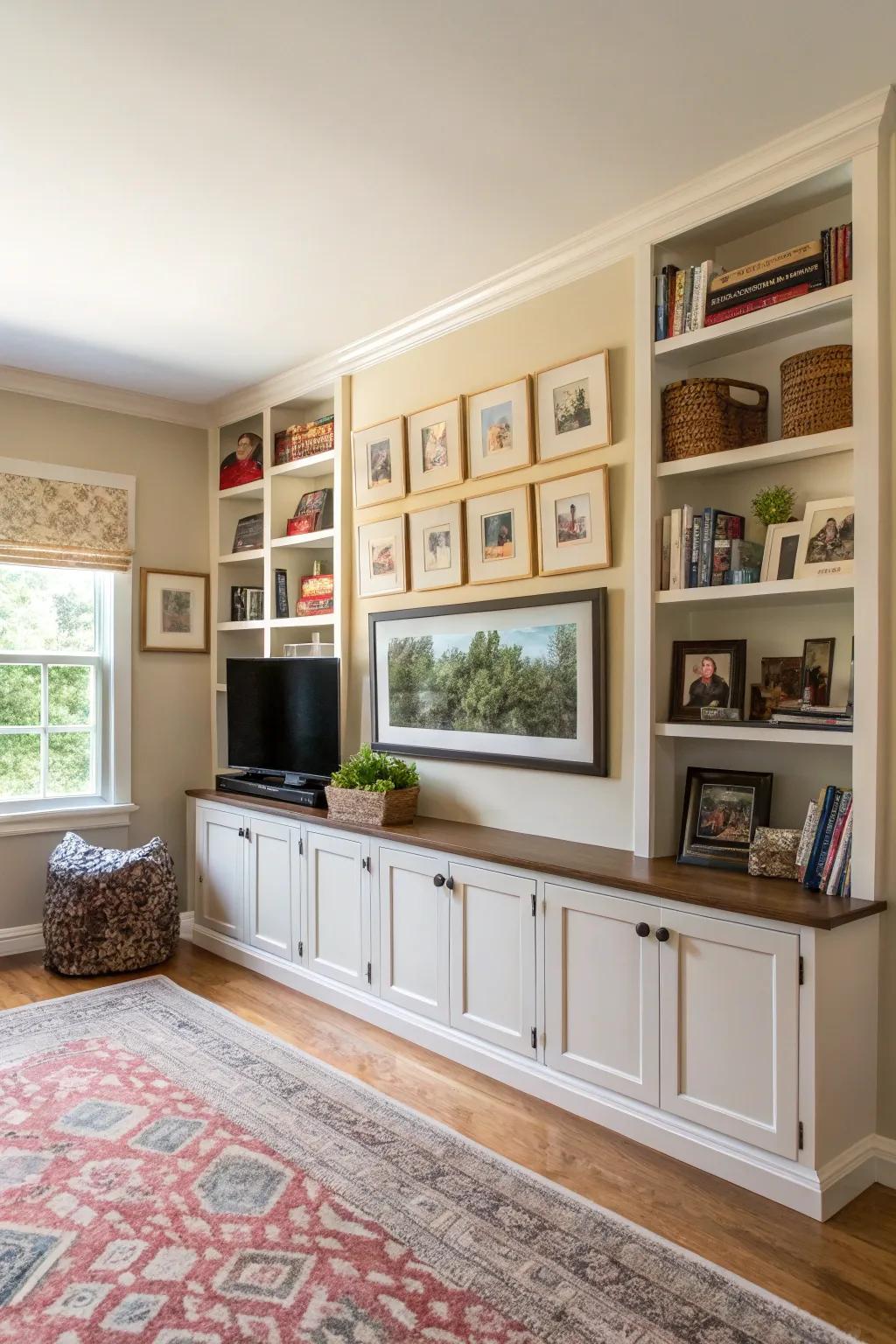 Artistic elements reveal personal flair.