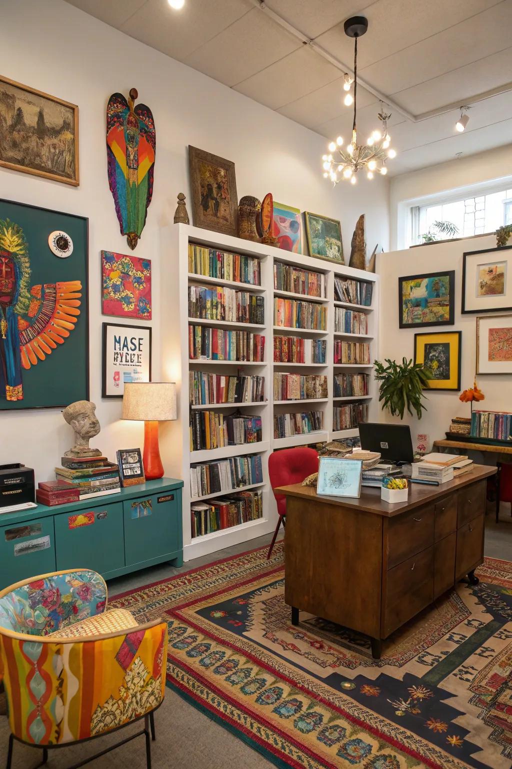 Express yourself through a curated art collection.