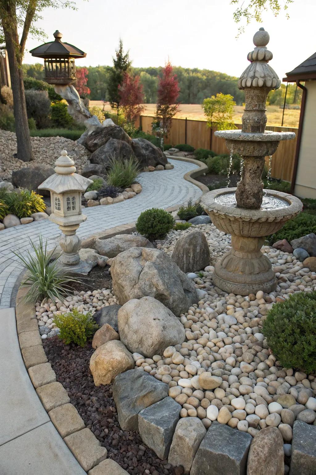 Highlight elements transform your rock garden into a personalized sanctuary.