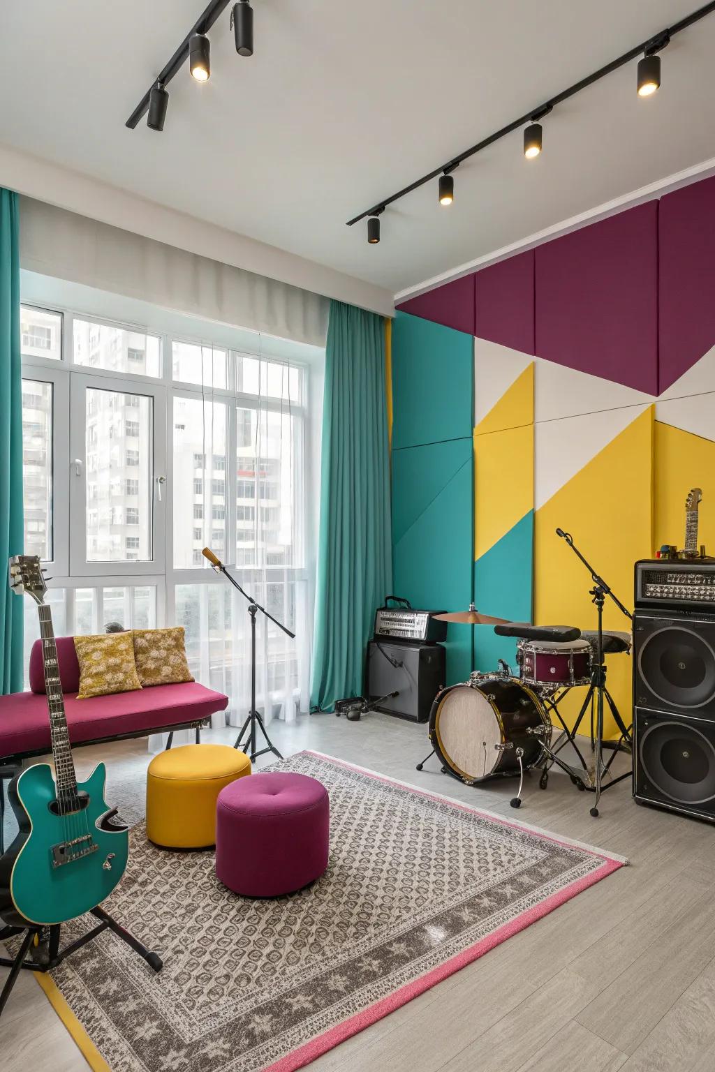 Colors greatly impact how the room feels.