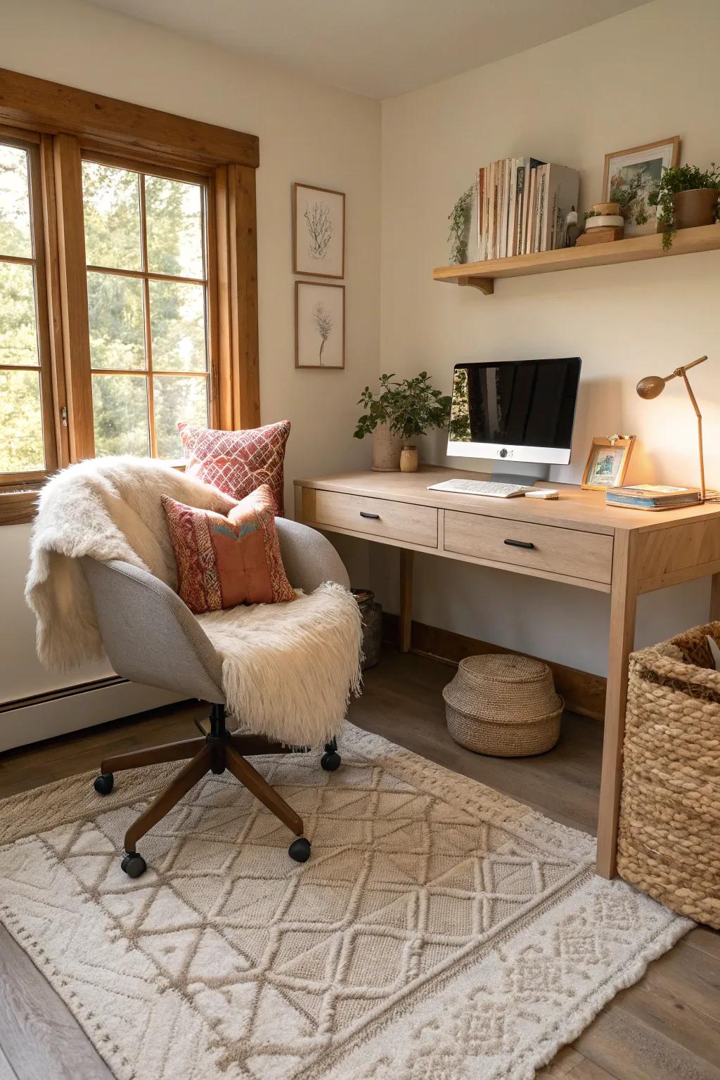 Comforting components add allure to your virtual presence.