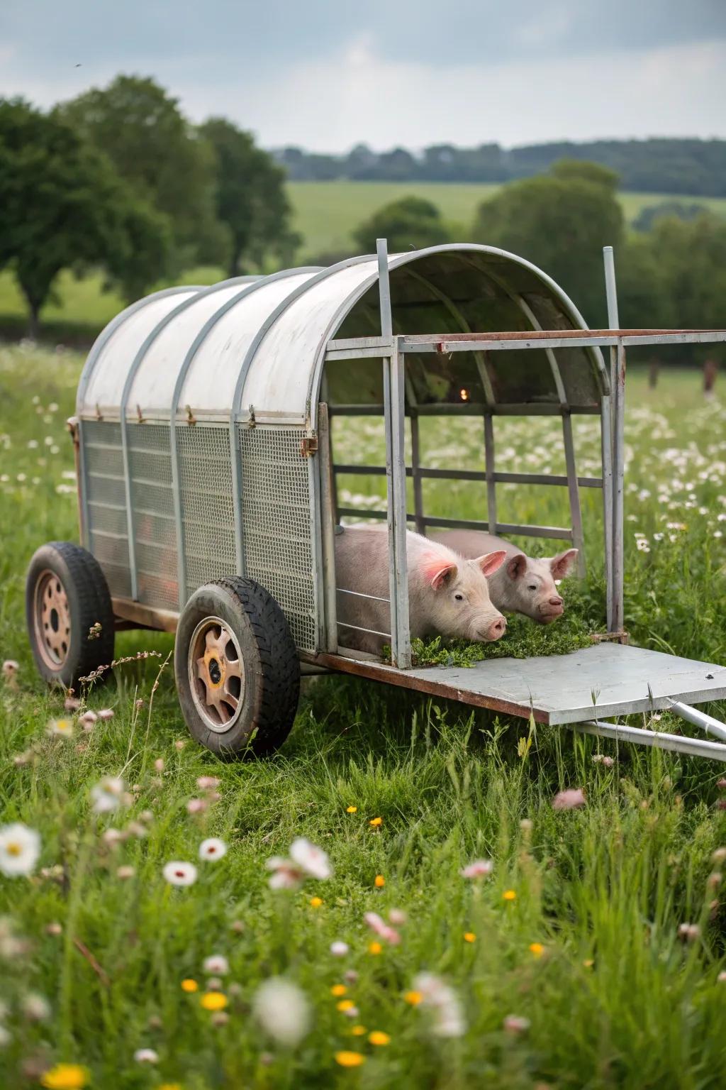 A versatile pen layout that provides mobility and ease.