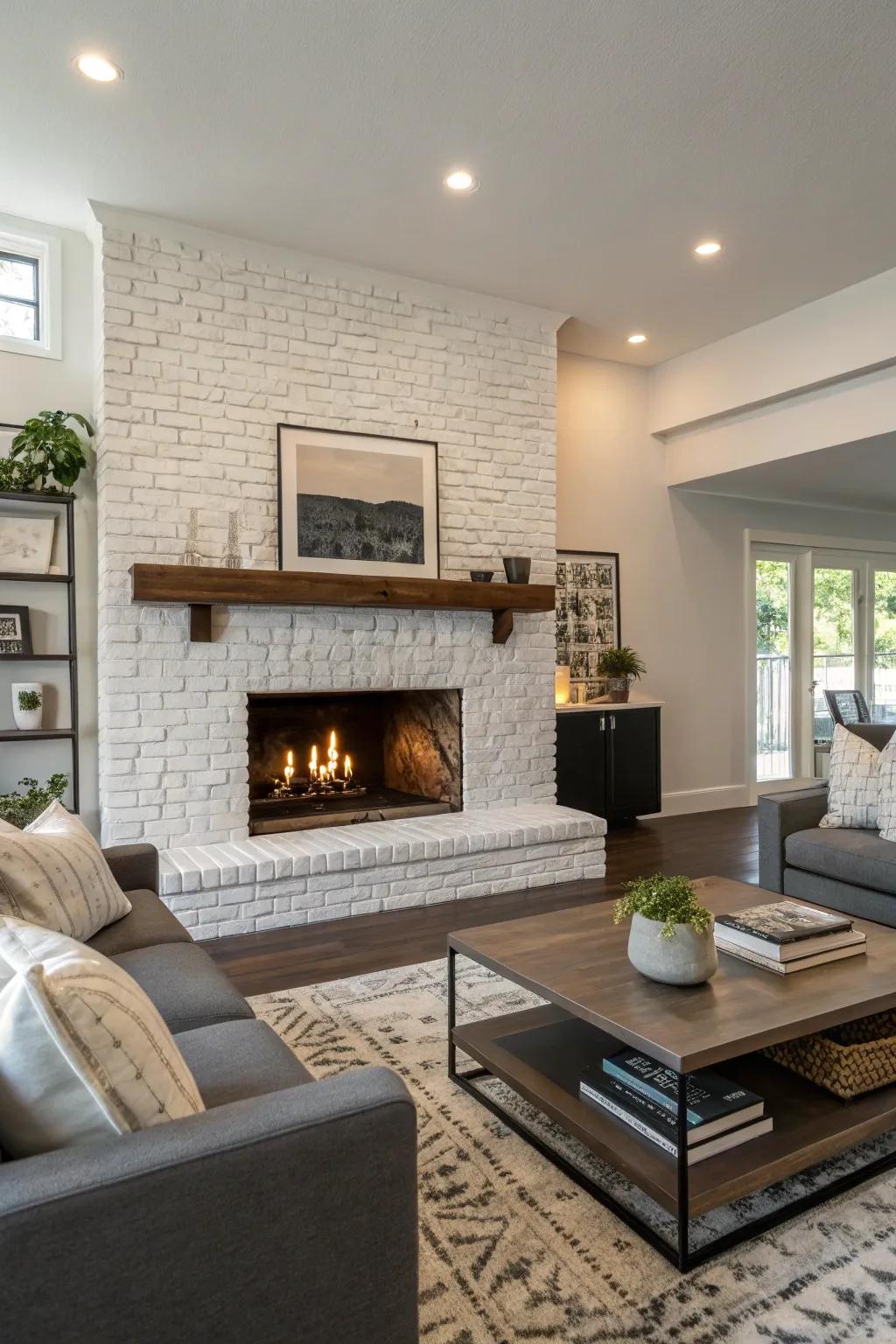 A monochrome palette crafting a smooth, contemporary look.