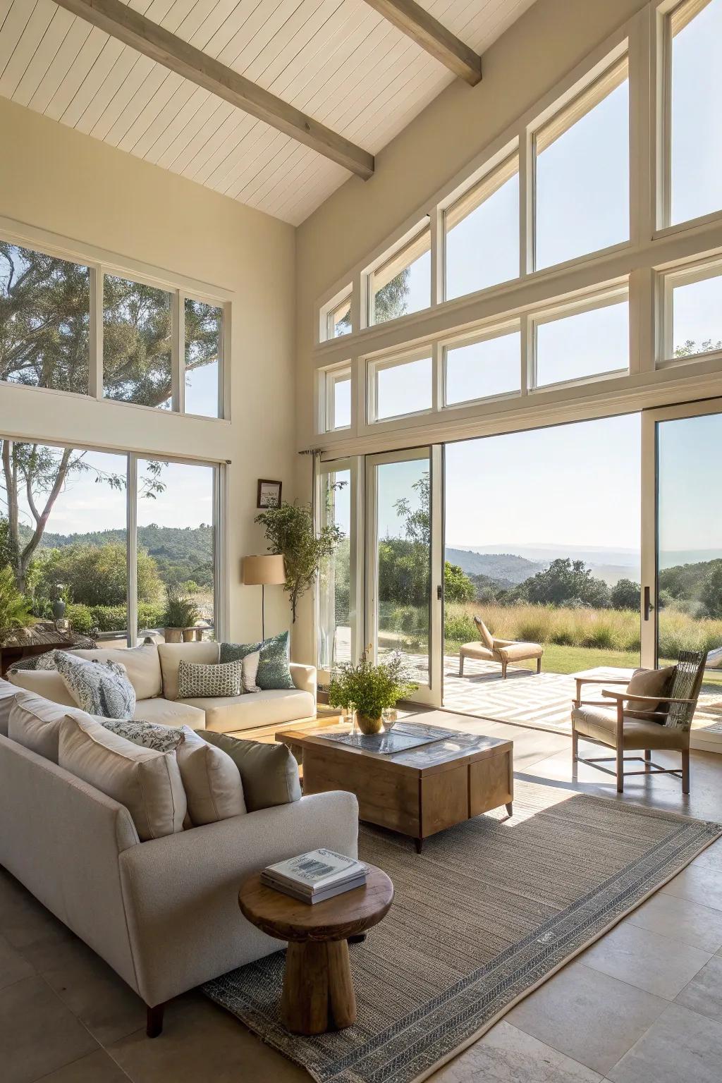 Open spaces and abundant natural light create an inviting atmosphere.
