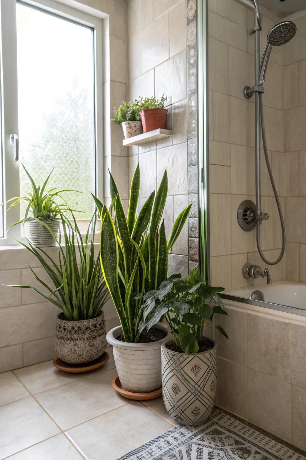 Improve air quality with beautiful, air-purifying plants.