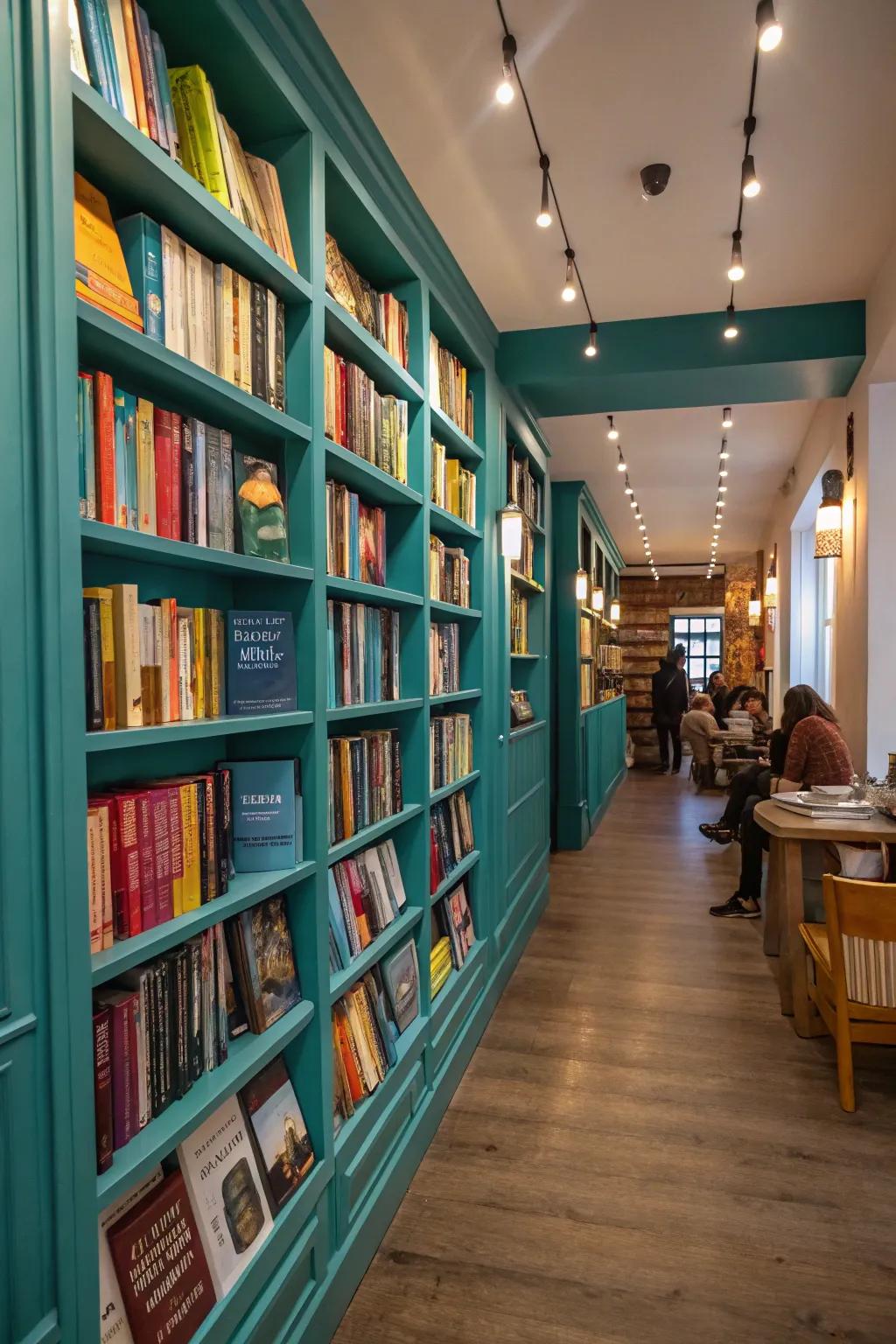 Bright colors can energize and personalize your reading space.