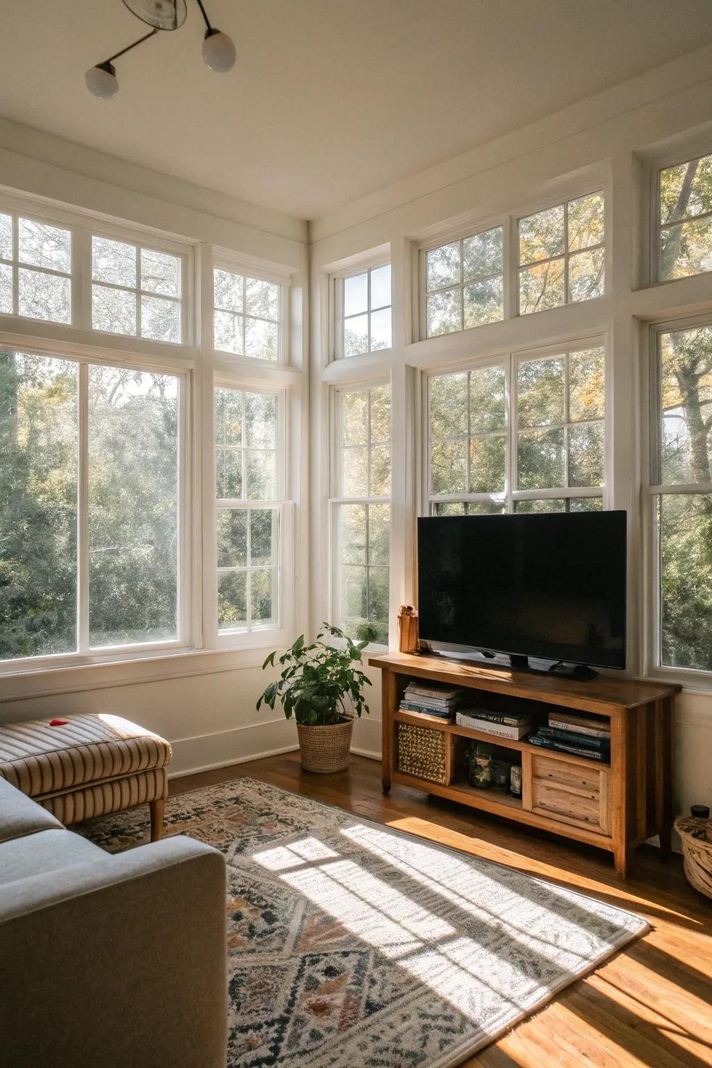 Natural light amplifies the room’s ambiance and optimizes your space.