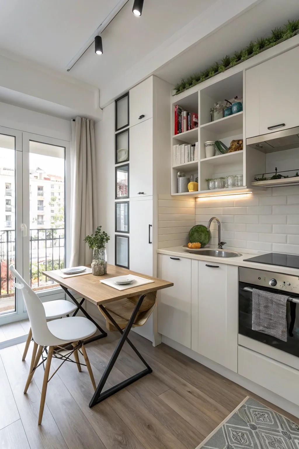 Dine smartly with multifunctional table solutions.