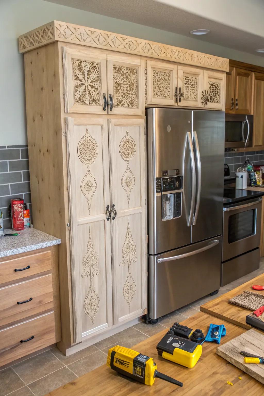 A DIY cabinet project lets you find custom and affordable ideas.