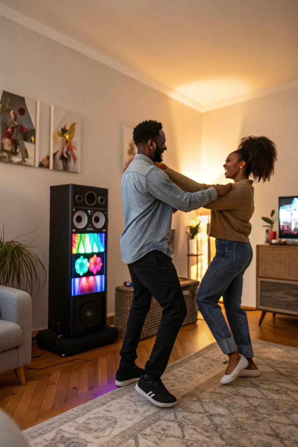 Turn up the music and dance the night away at home.