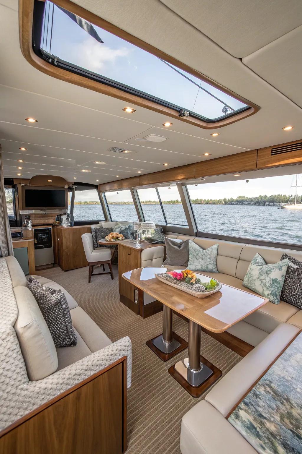 Flexible design elements that cater to both living and entertaining needs.