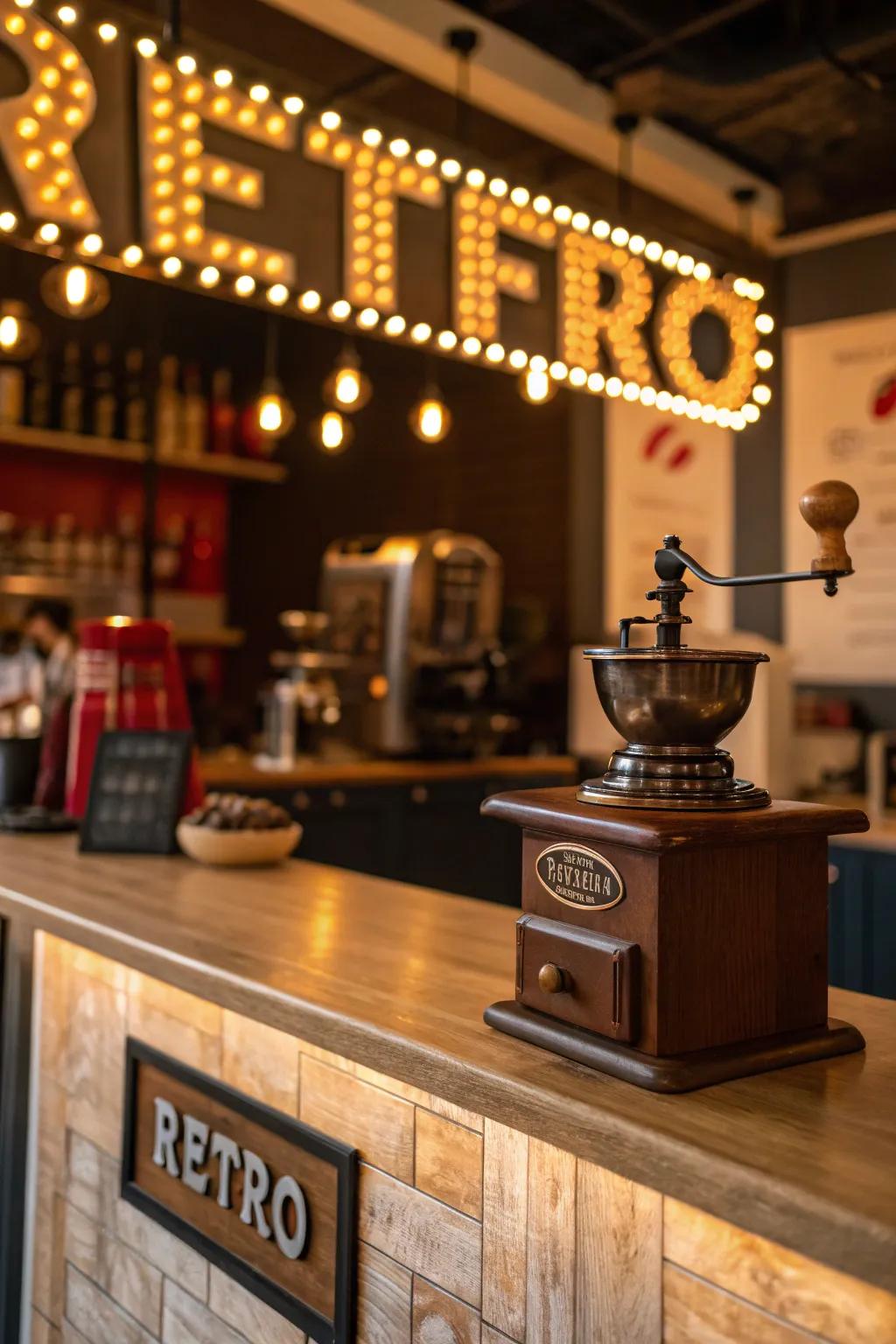 Timeless touches introduce cozy charm to your coffee space.