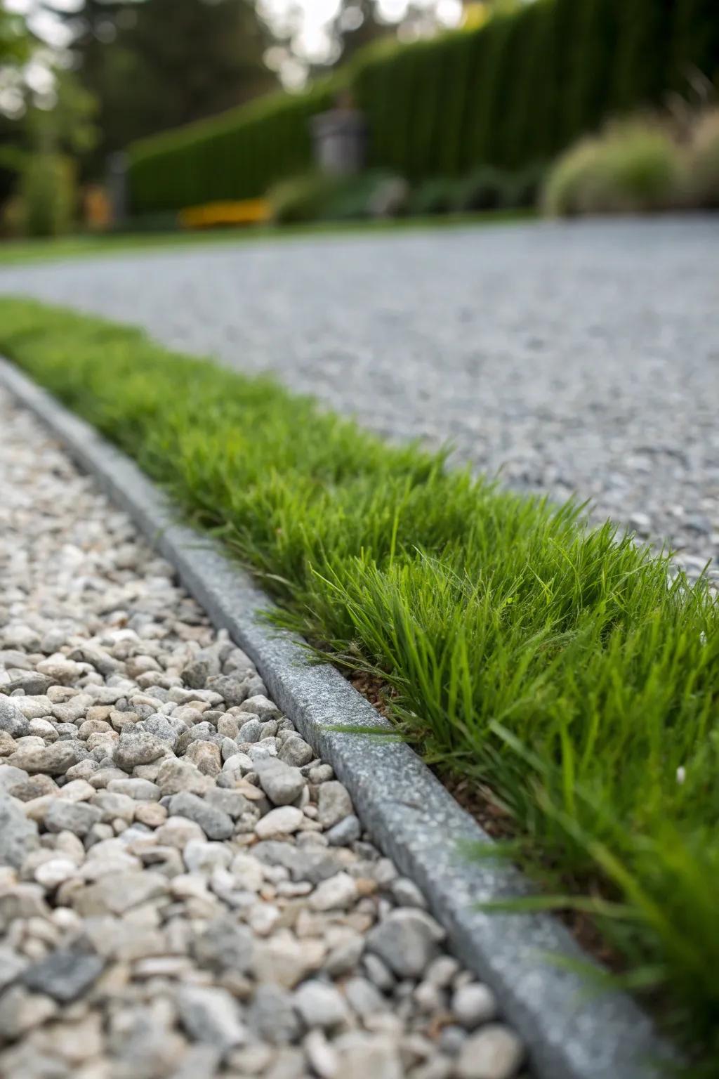 Crafting Nature's Boundary: The Art of Graceful Grass Edging