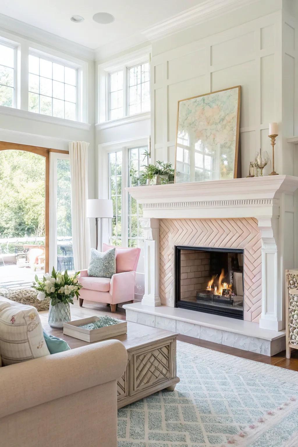 Soothing shades can open up your space and design a tranquil atmosphere.