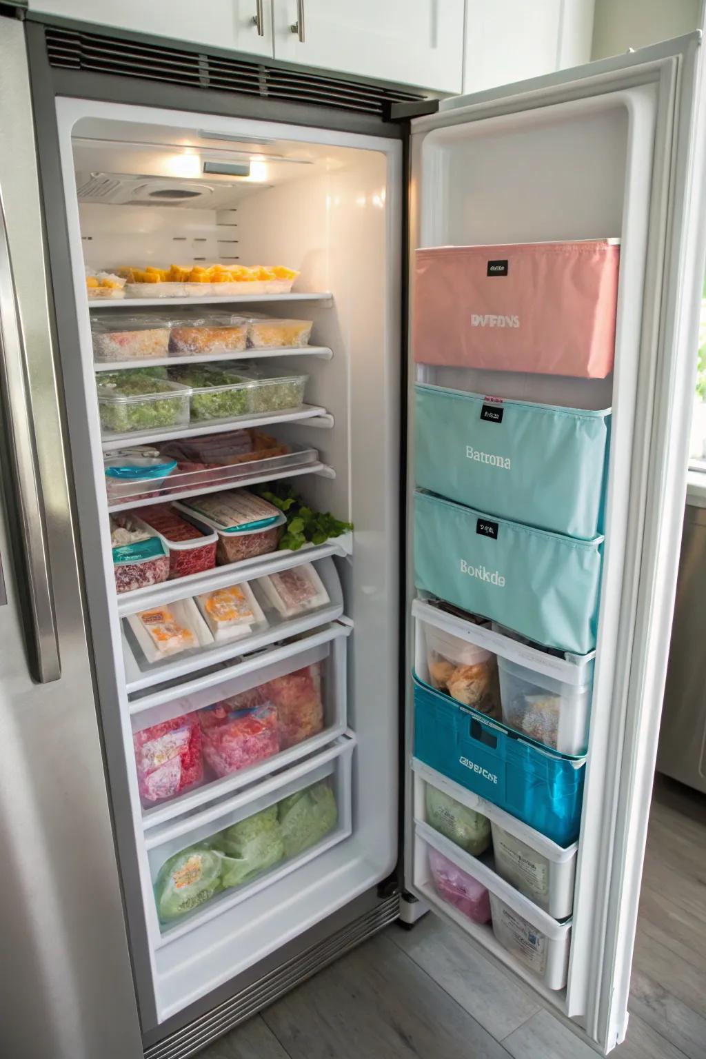 Portion-sized bags help to minimize waste and free up space.