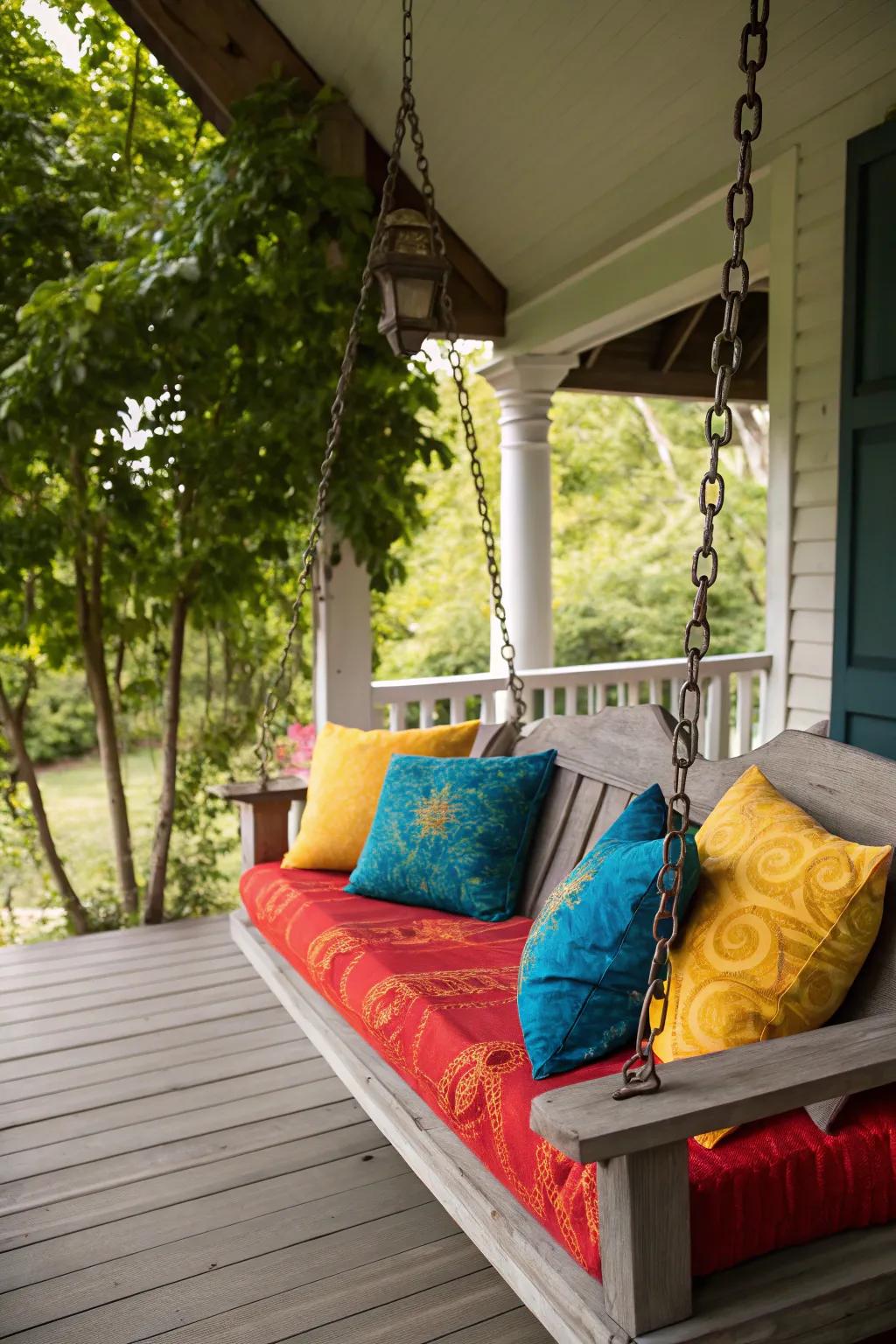 Sprinkle in a splash of color with vibrant highlights.