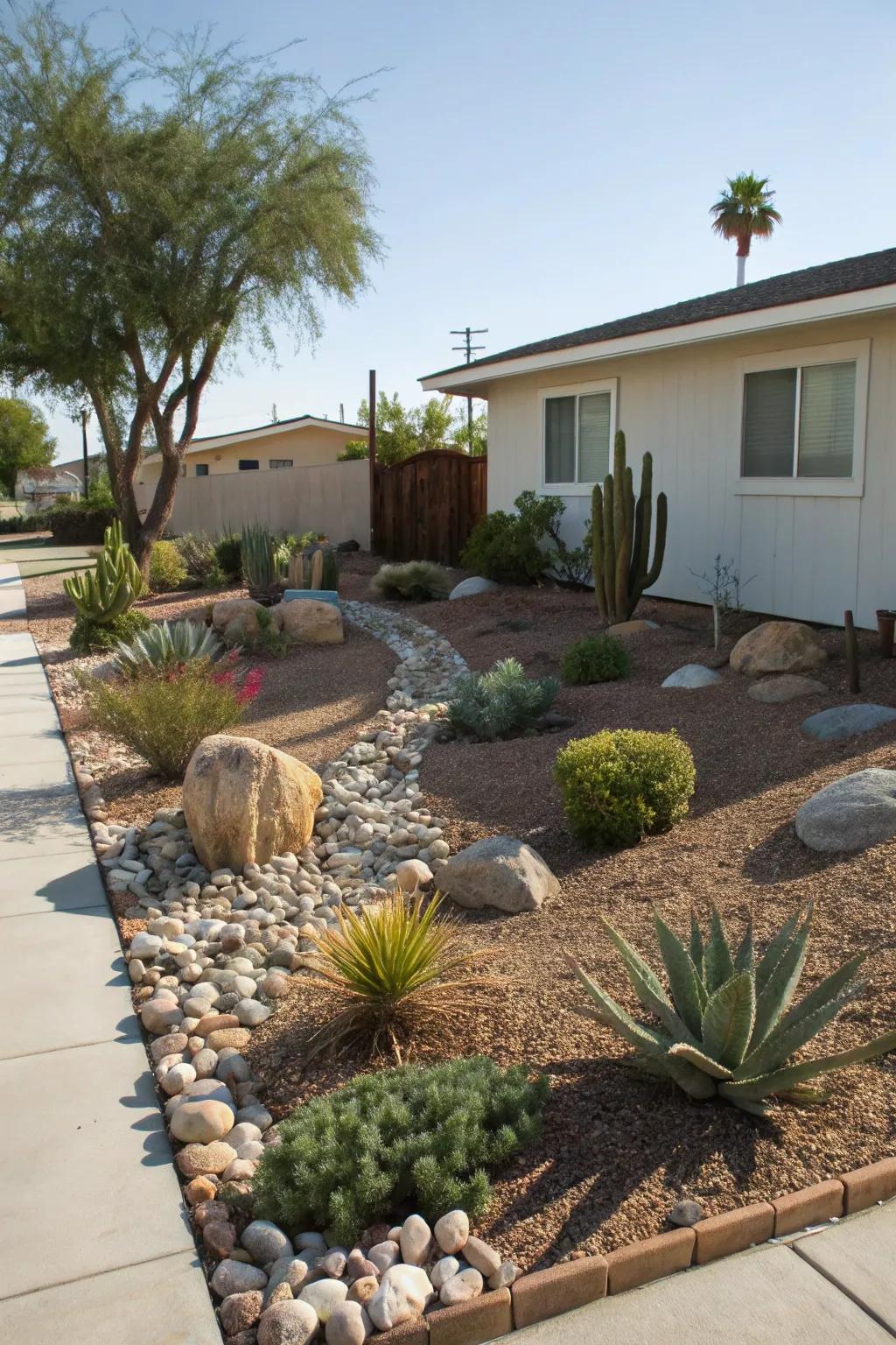 Revel in a gorgeous yard with minimal exertion.