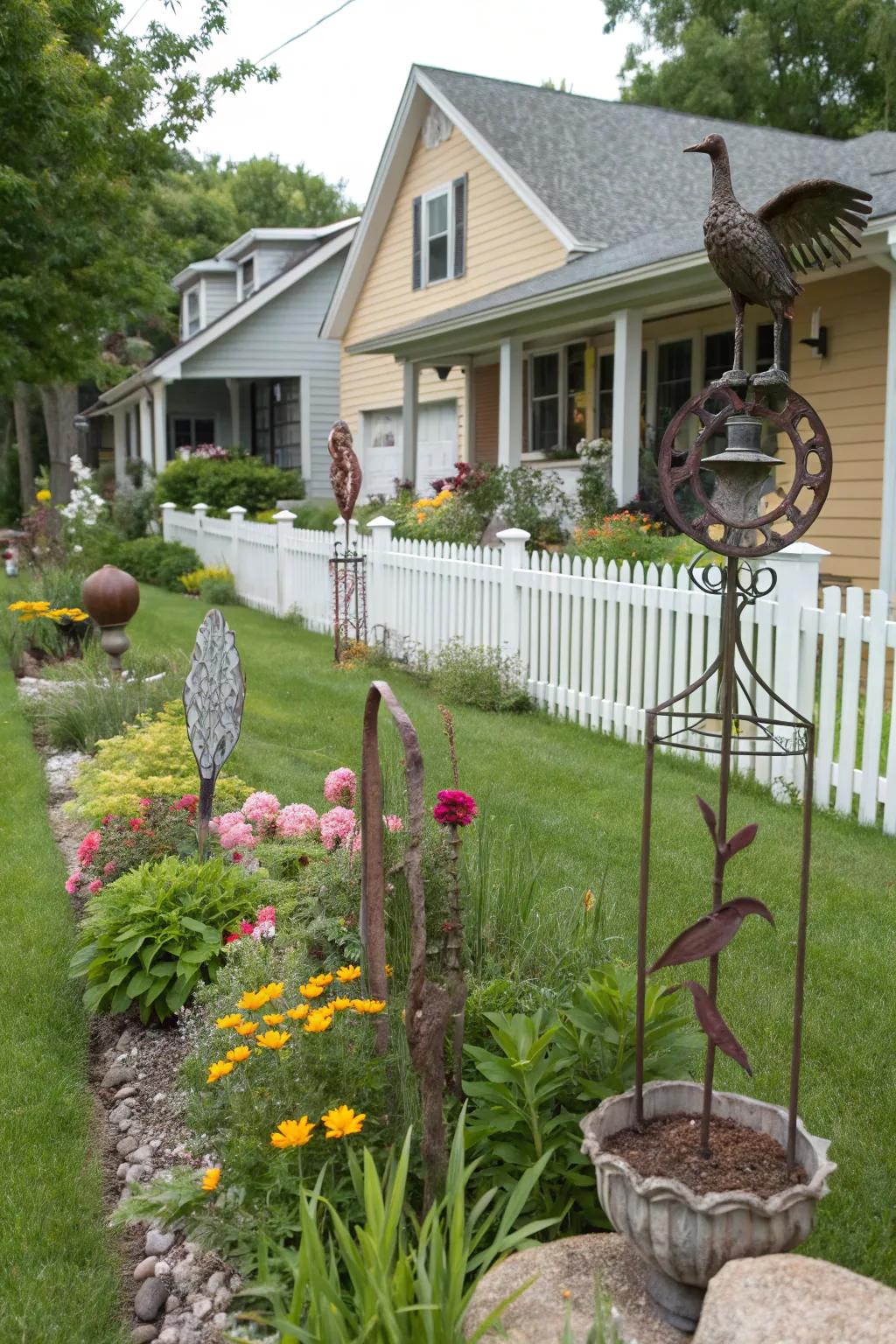 Sculptures or art pieces can uniquely define your space with a personal stamp.