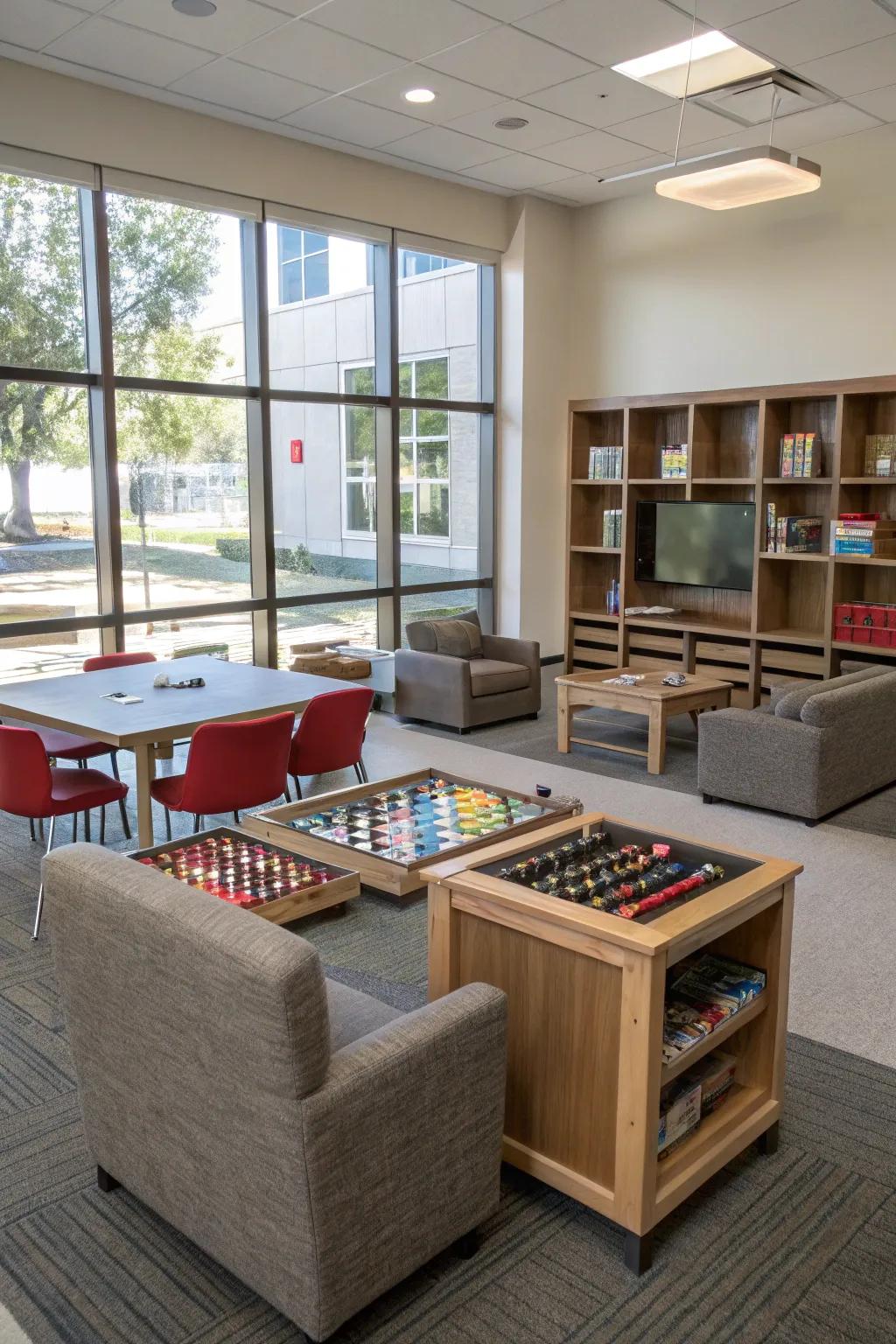 Modular furniture adapts to your changing game room needs.