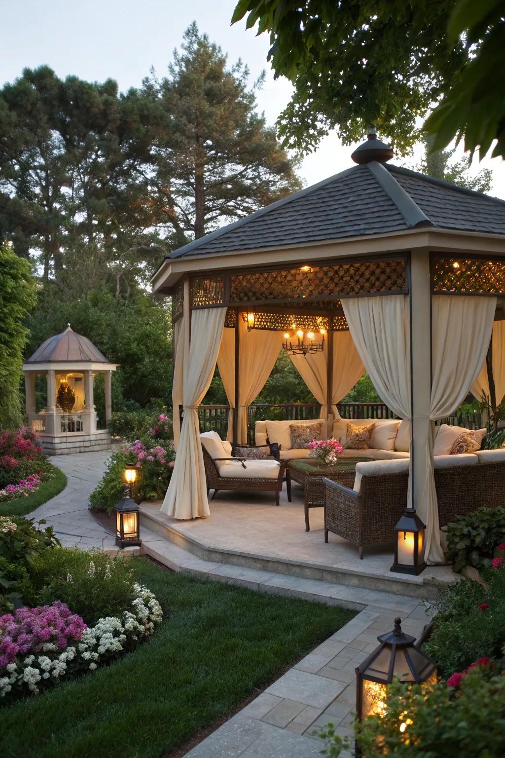 Corner lounges offer a cozy and stylish seating solution.