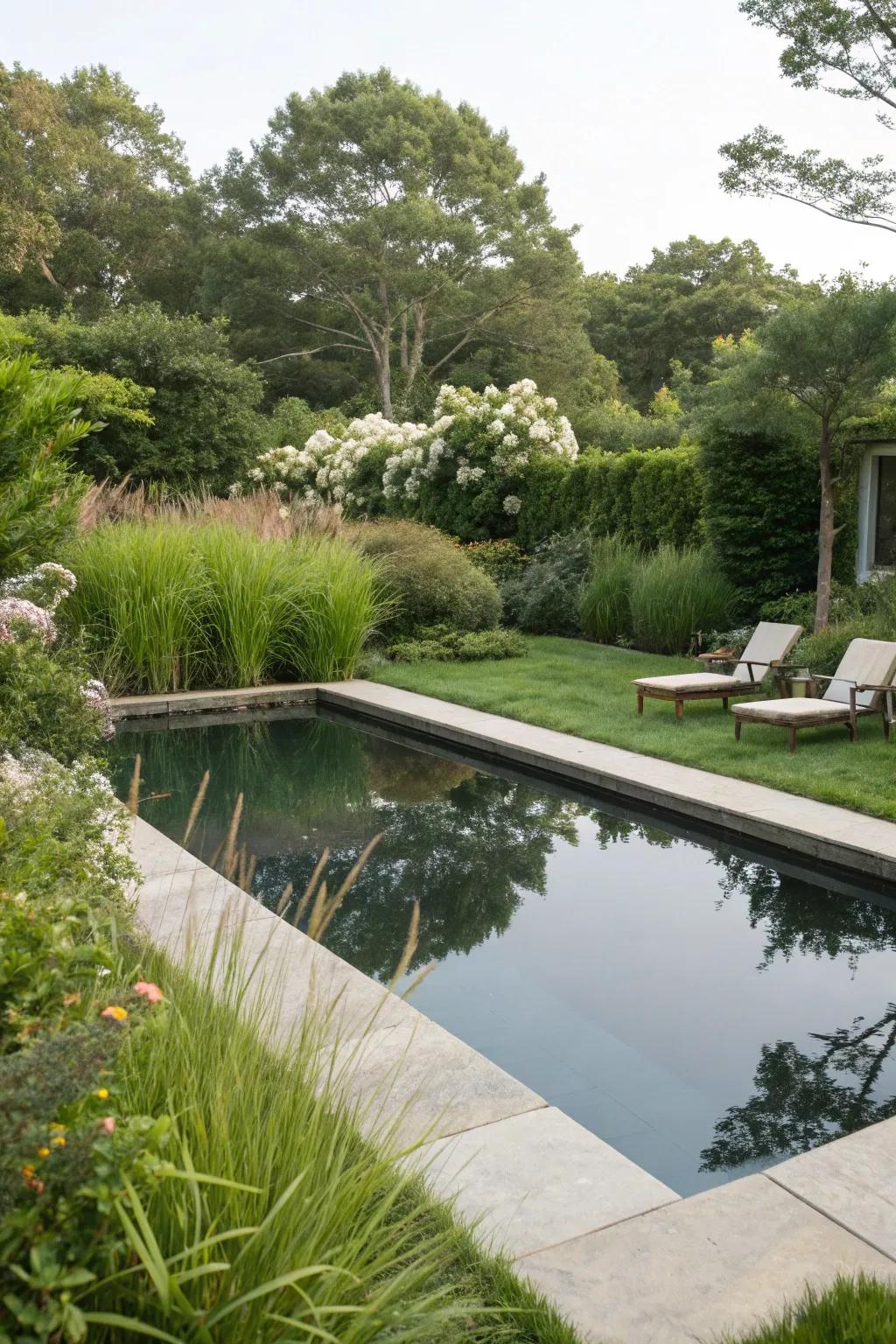 Aquatic features bring tranquility and grace to your outdoor zone.