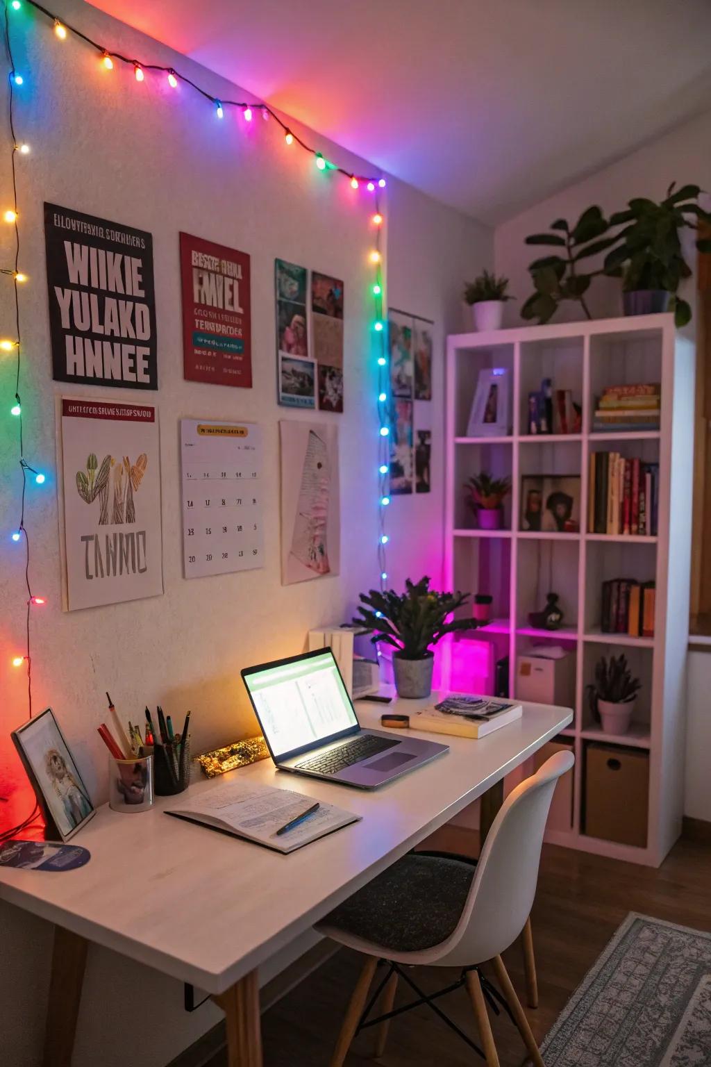 Inject personality with vivid lighting options.