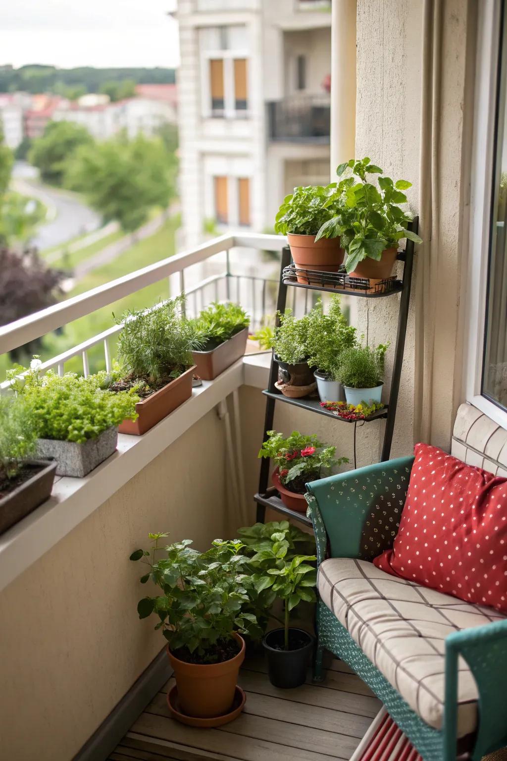 Maximize small spaces with smart plant arrangements.