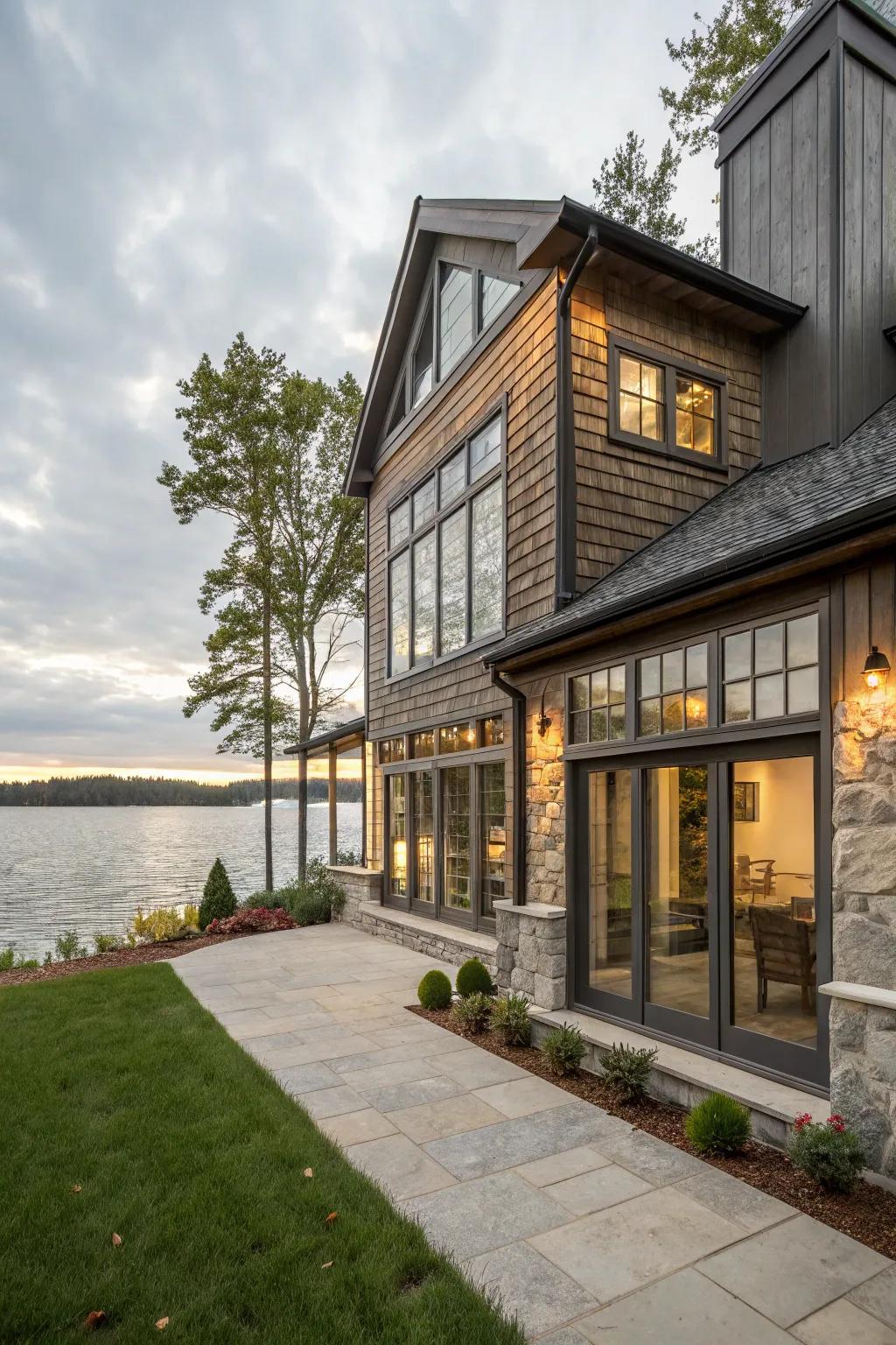 A harmonious blend of modern and classic design elements.