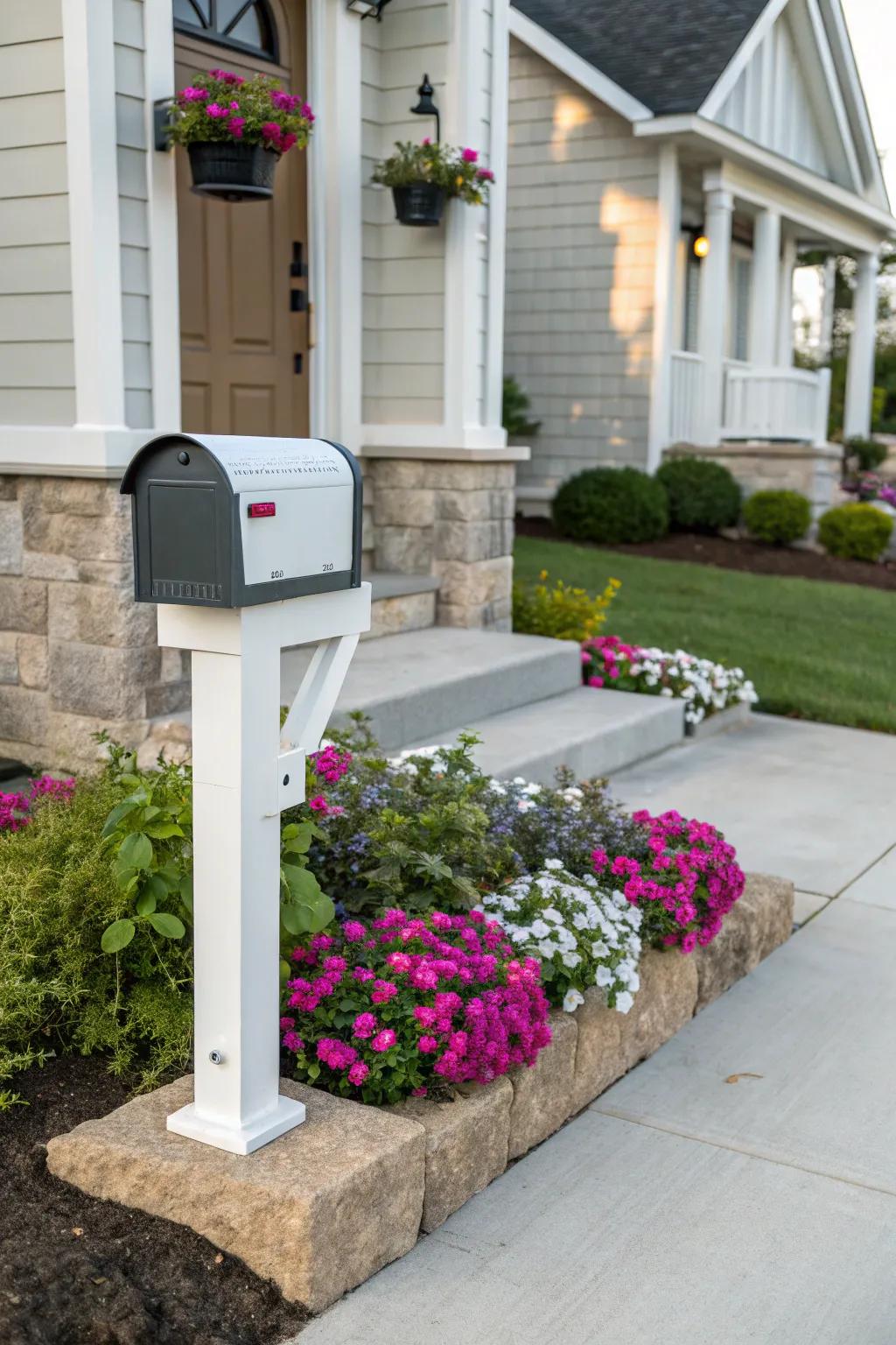 A mailbox metamorphosis can enhance the overall aesthetic of your garden bed.