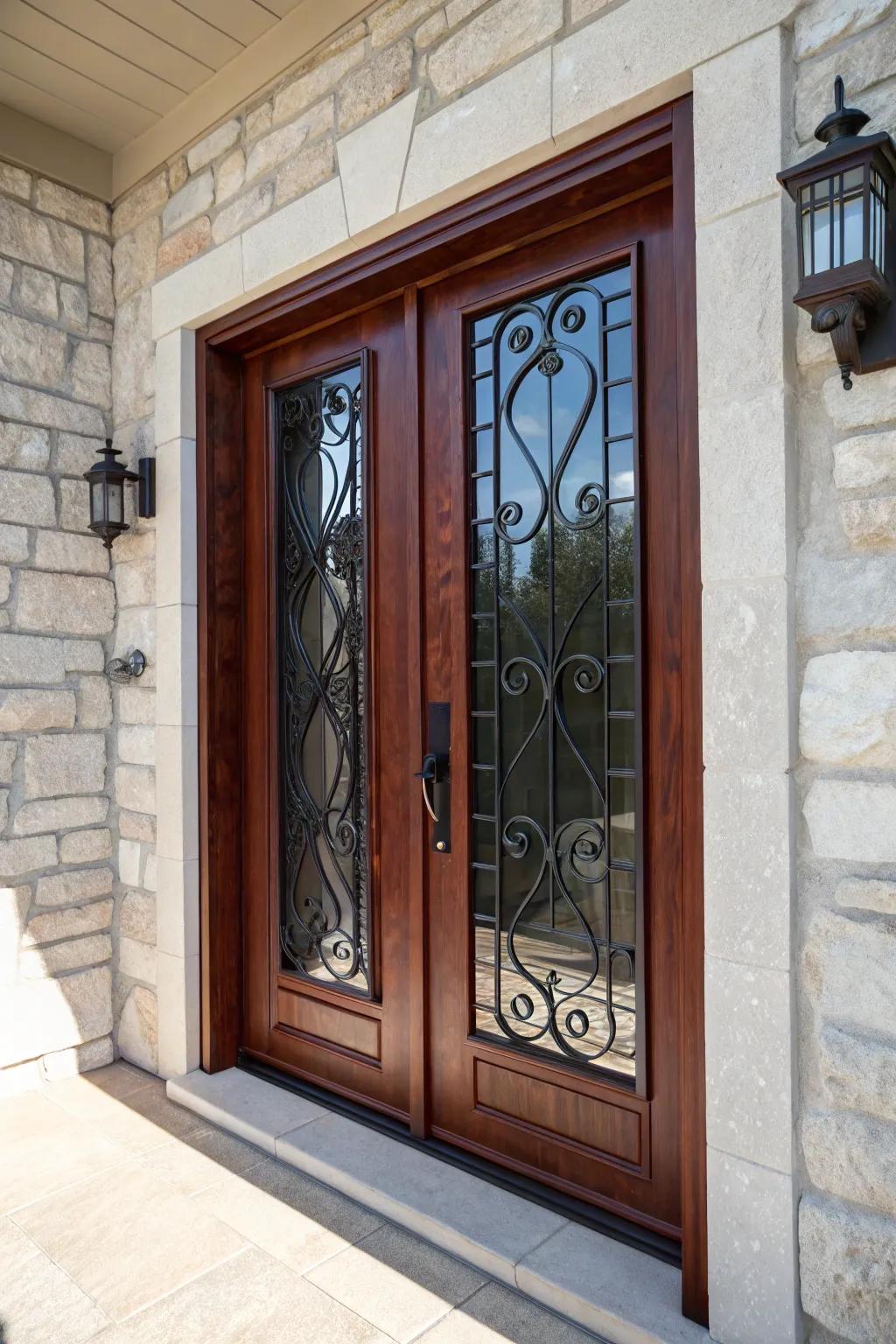 Elevate your entryway with a perfect blend of security and style.