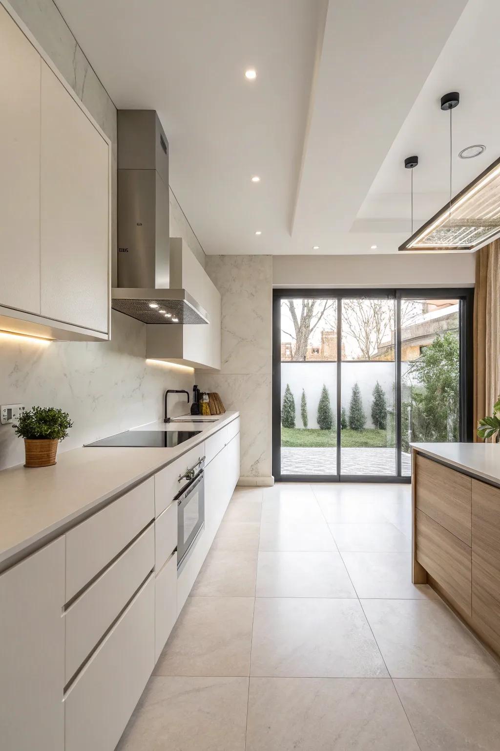 Minimalist range hoods offer a clean and uncluttered kitchen design.
