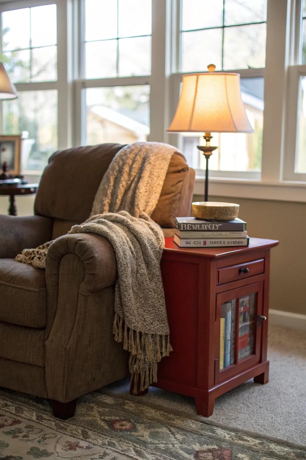 Cozy zones invite relaxation and enhance the livability of the space.