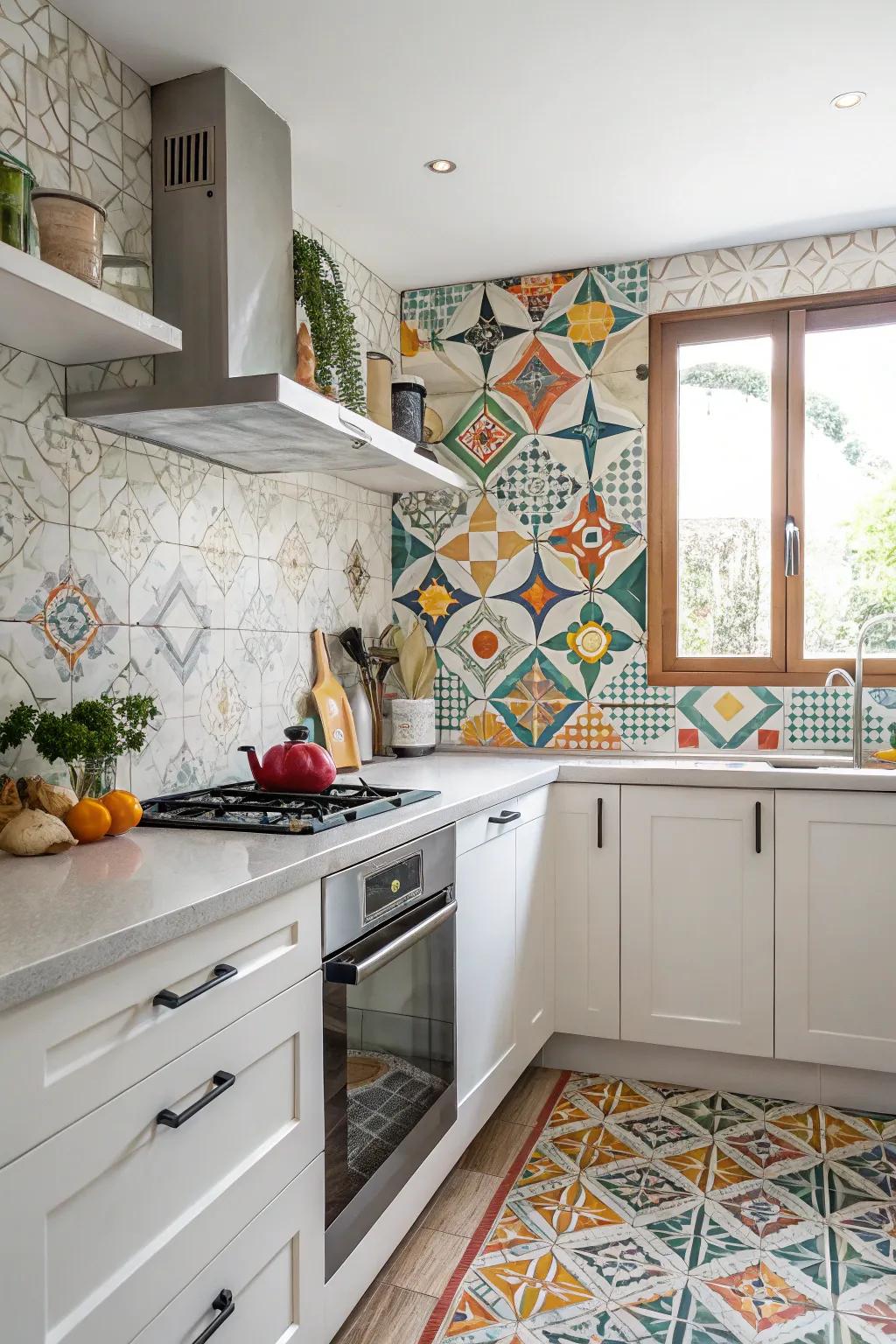 Shaped designs introduce a stylish element to countryside designs.