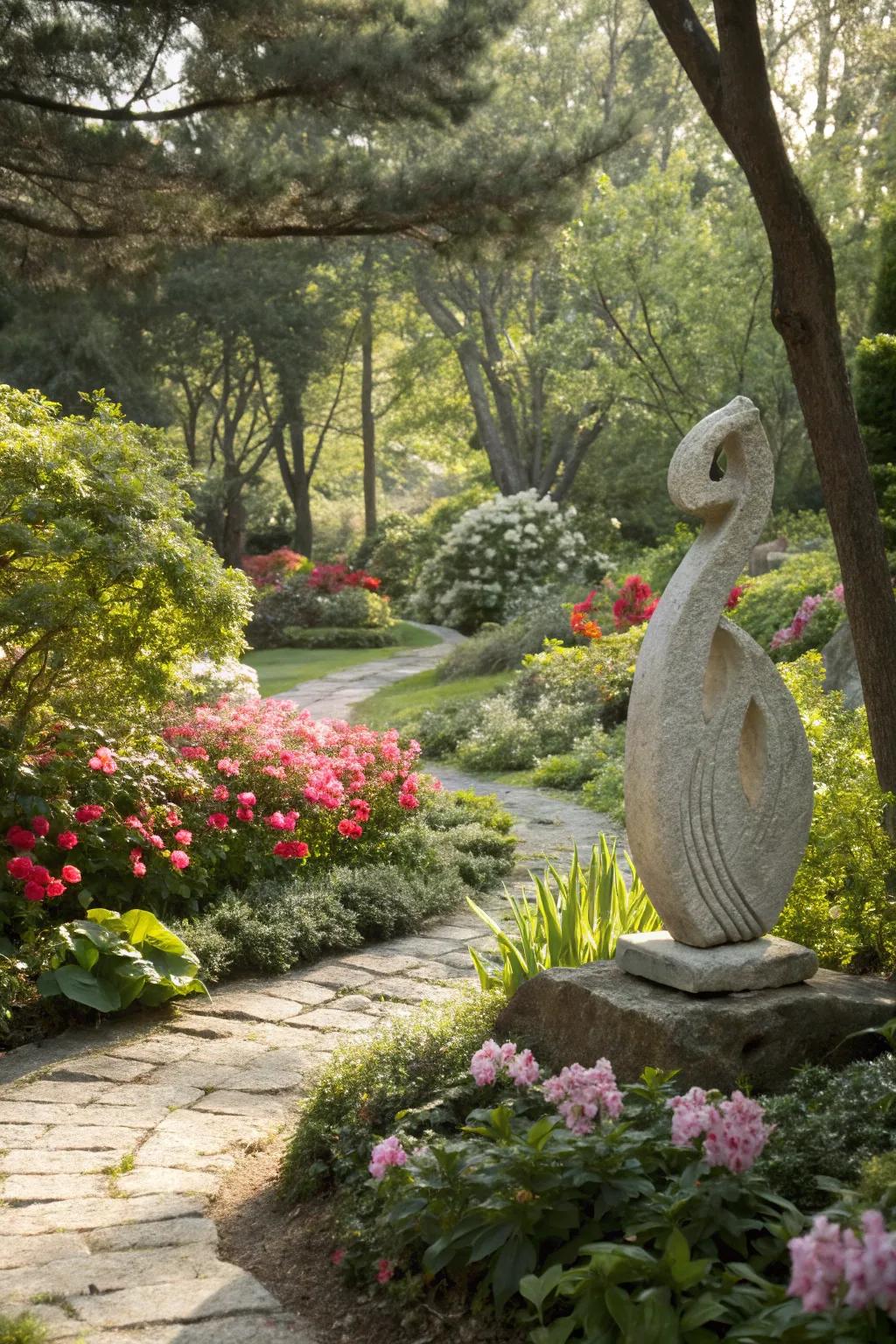 Garden art adds personality and intrigue to your outdoor space.
