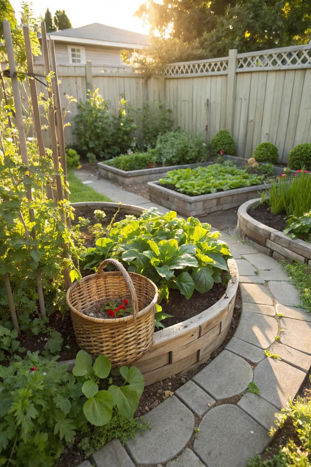 Keyhole gardens are effective and sustainable for small zones.