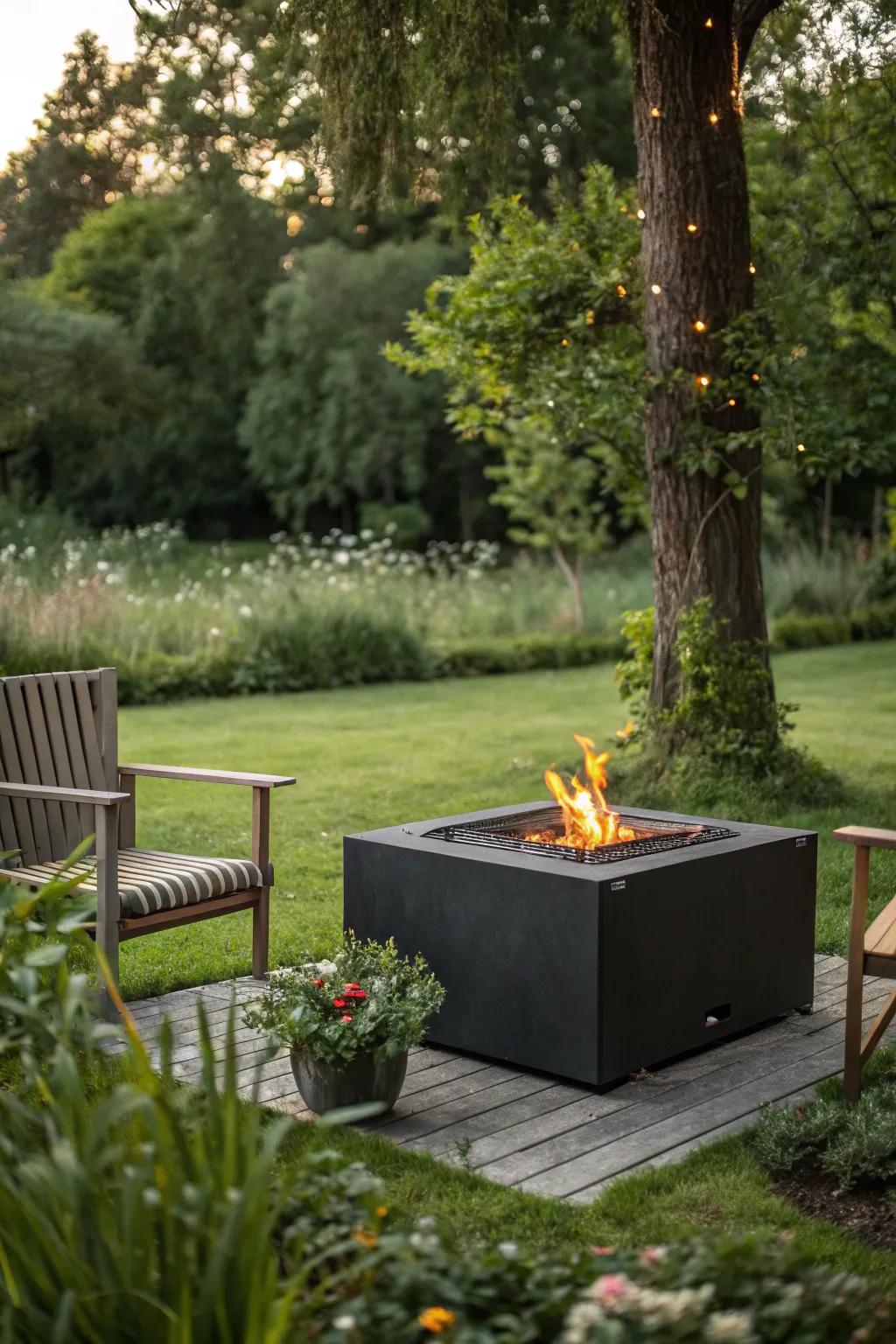 Eco-friendly fire pits are a sustainable choice.